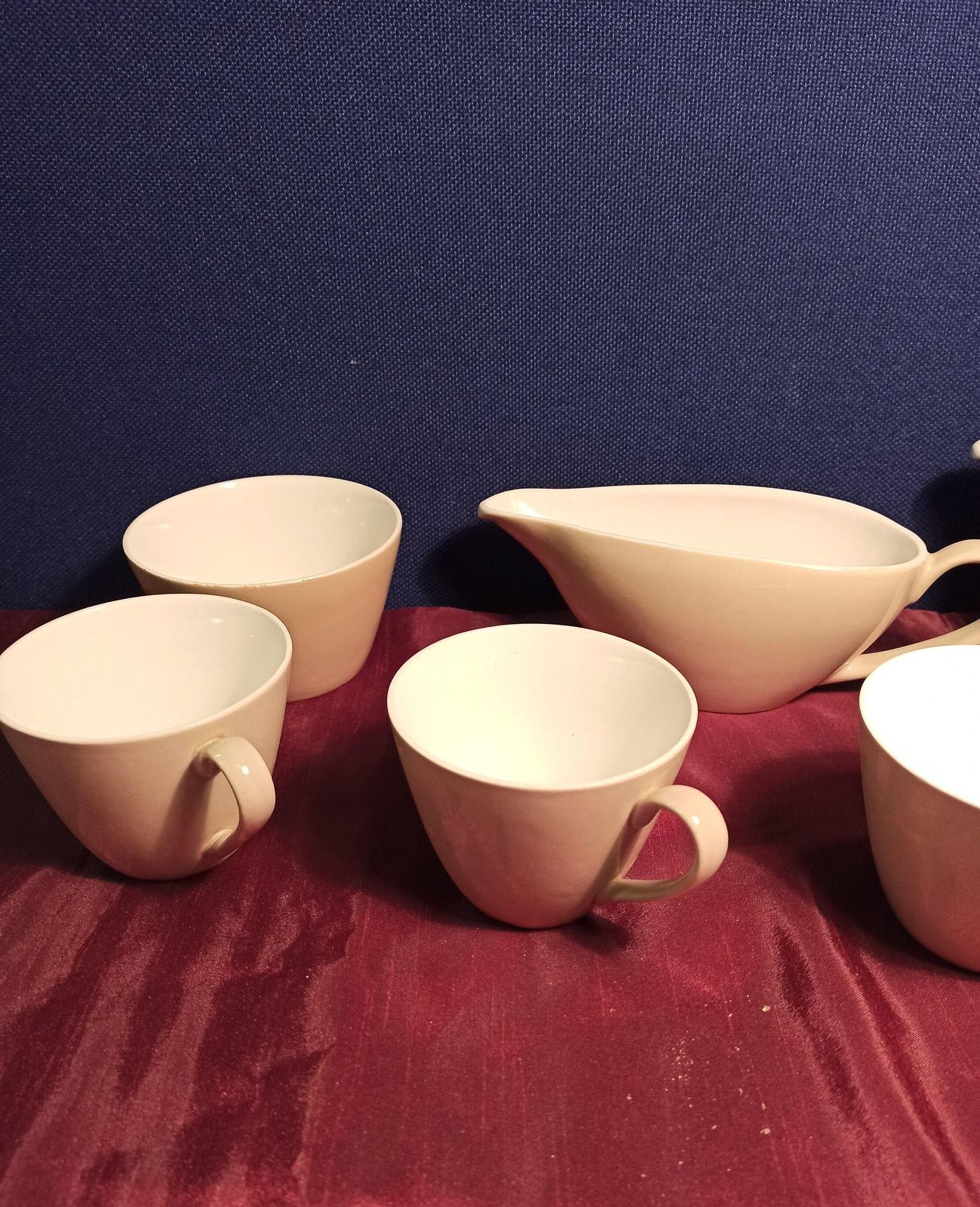 Johnson Brothers Retro Sage Green Part Tea Set. 7 Pieces. Very Good Condition photo for sale