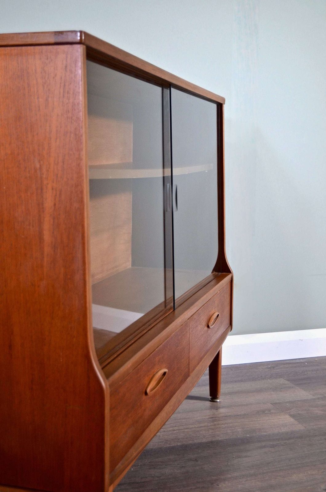 Jentique Midcentury Teak Bookcase / Display Cabinet. Vintage Modern / Danish / Retro photo buy