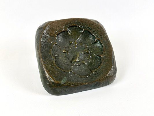 Brutalist Bronze Push And Pull Alpana Door Handle, 1970s photo buy