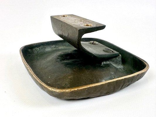 photo for sale Brutalist Bronze Push And Pull Alpana Door Handle, 1970s