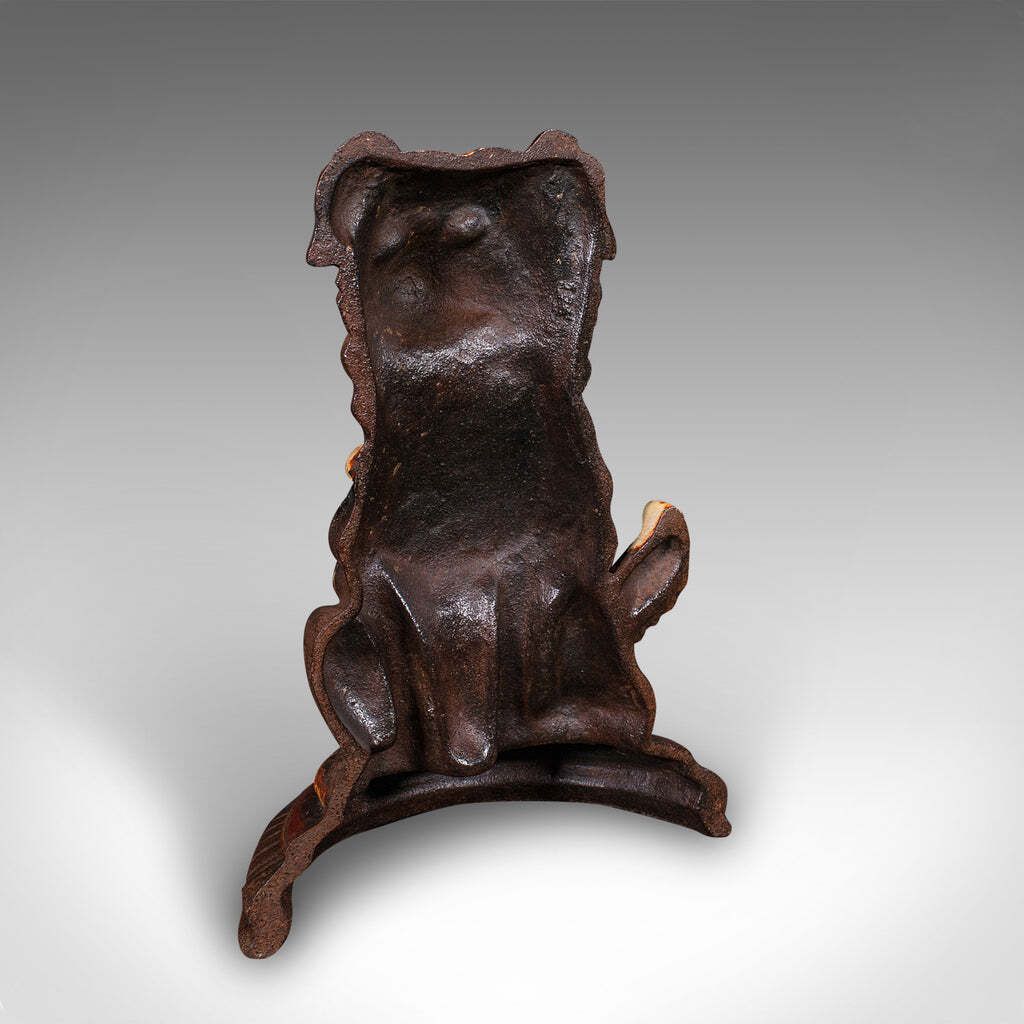 Pair Of Antique Border Collie Doorstops  English  Dog  Door Keepers Victorian photo buy