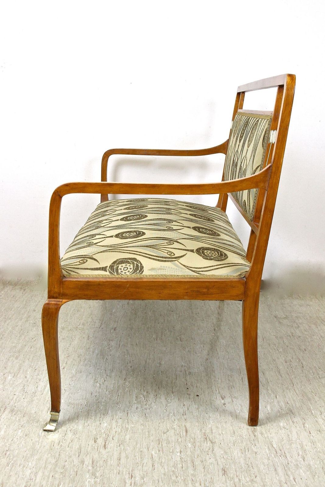 photo for sale 20th Century Art Nouveau Salon Suite With Brass Elements, Austria Ca. 1910