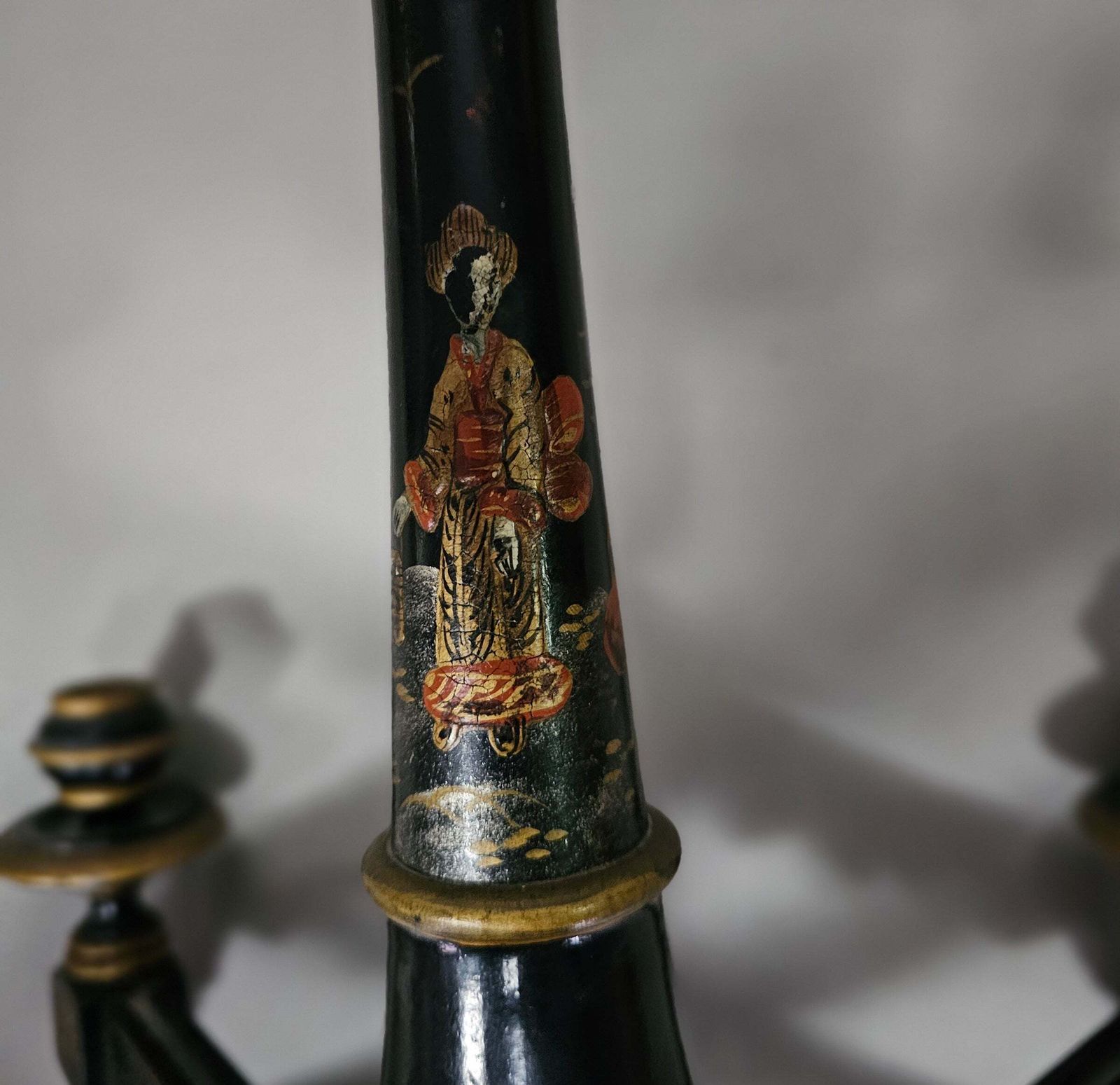 Chinoiserie Hanging Lamp / Chandelier. Need To Be Rewired Width 55 Height 65 Cm photo buy