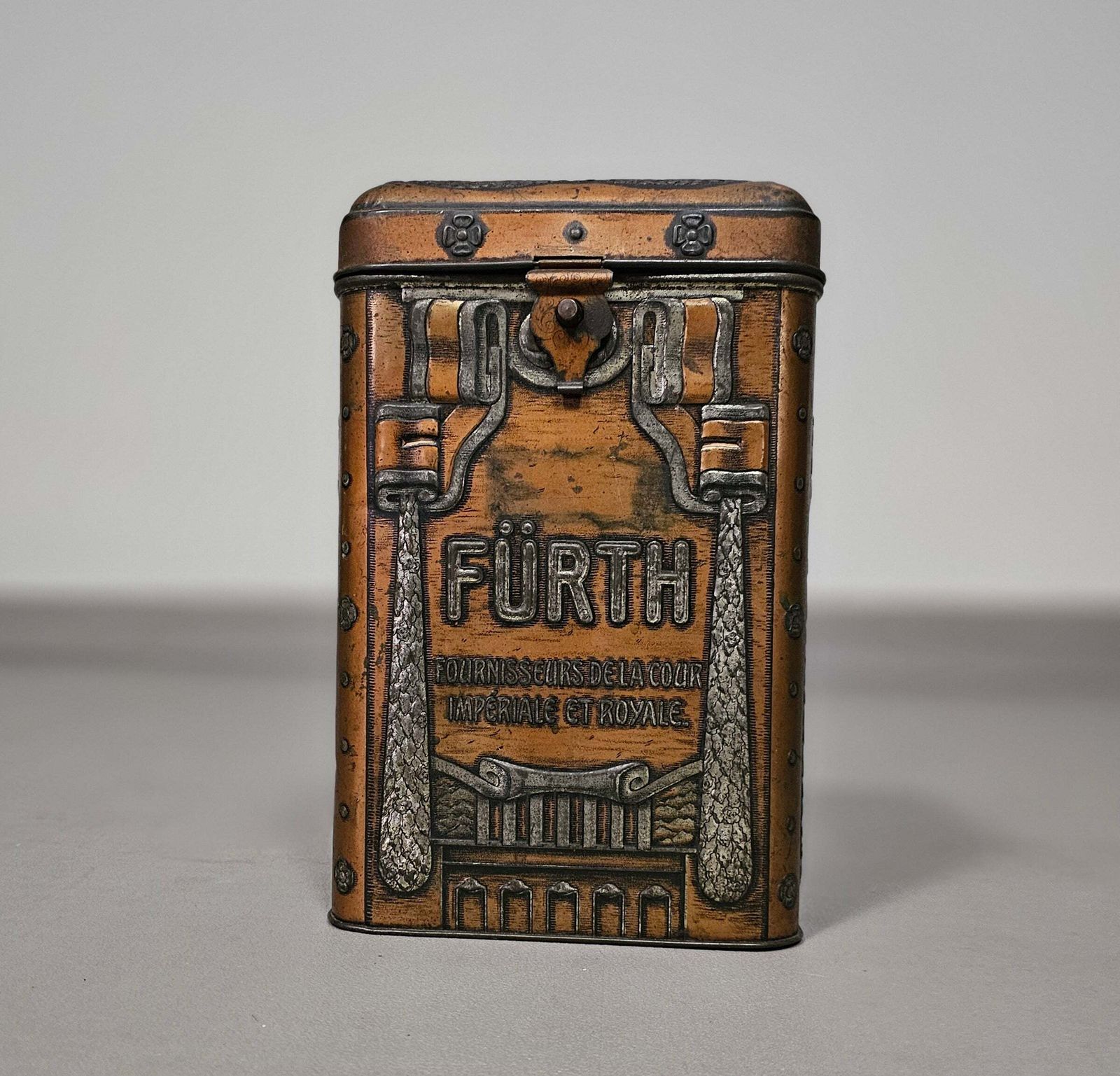 Rare Vintage Fürth Vintage Candy / Cookies Box France 1940s