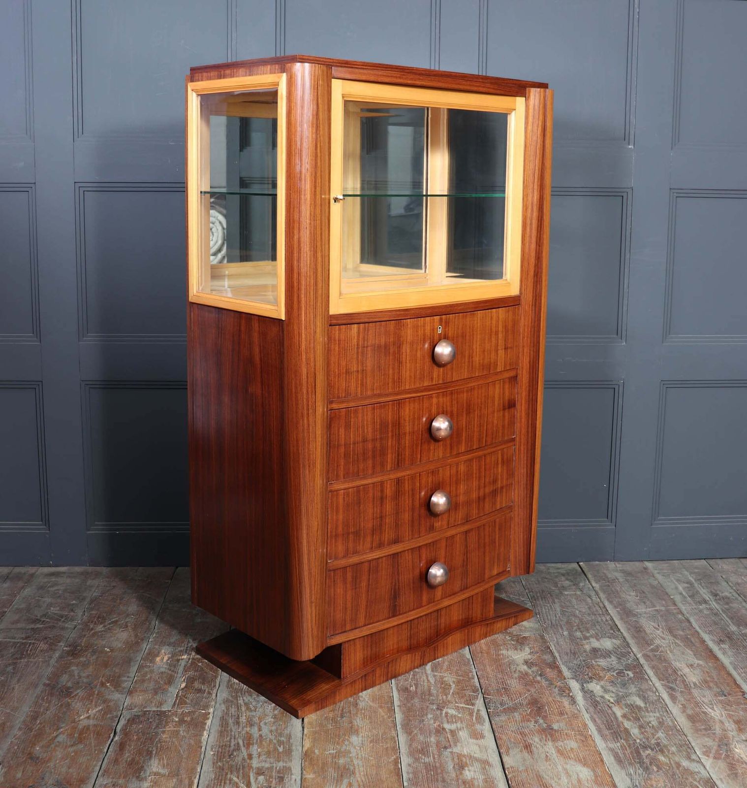 Art Deco Display Cabinet In Indian Rosewood C.1930s photo 1280.0