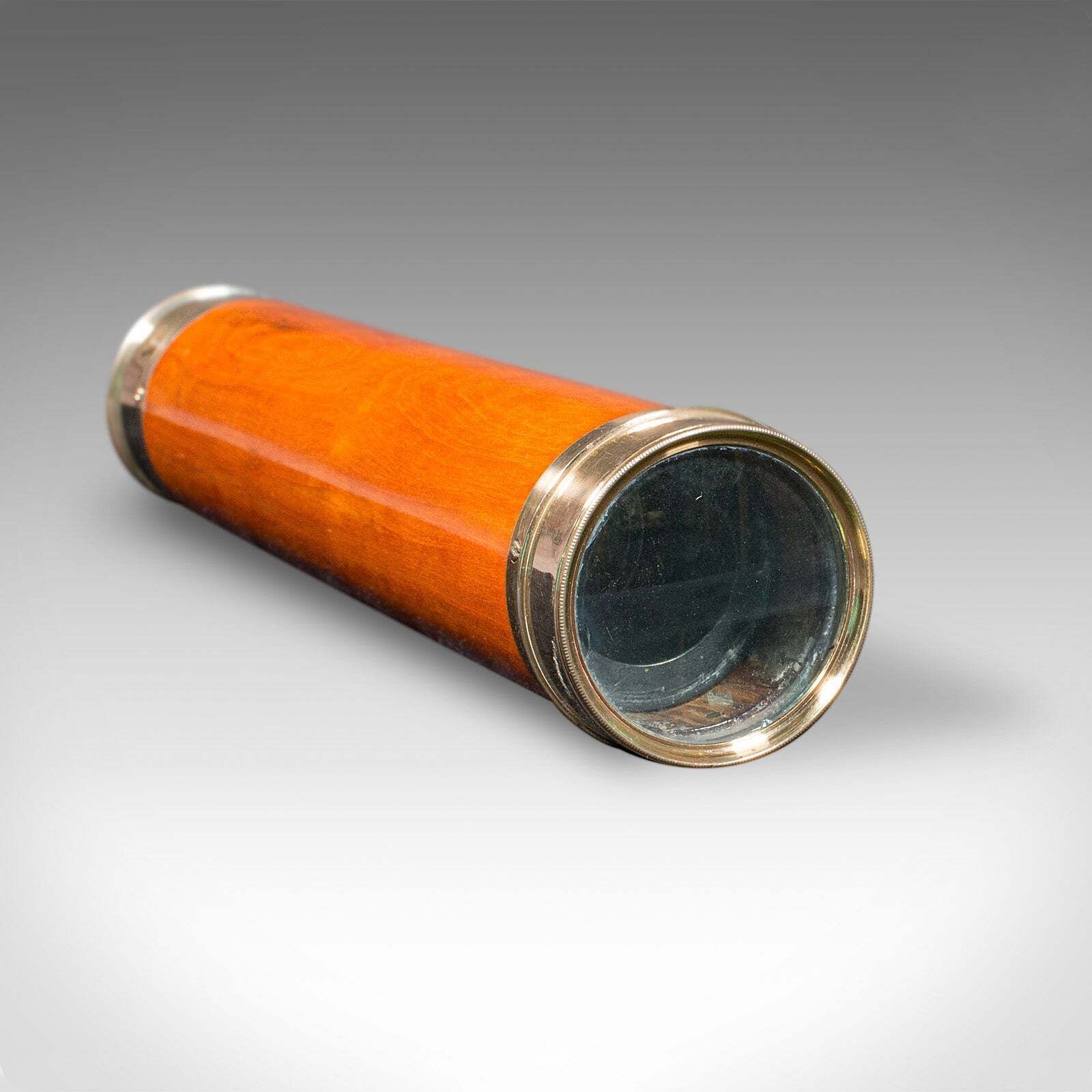 Antique Three Draw Telescope, English, Walnut, Brass, Navigation, Georgian, 1790 photo 1709.0