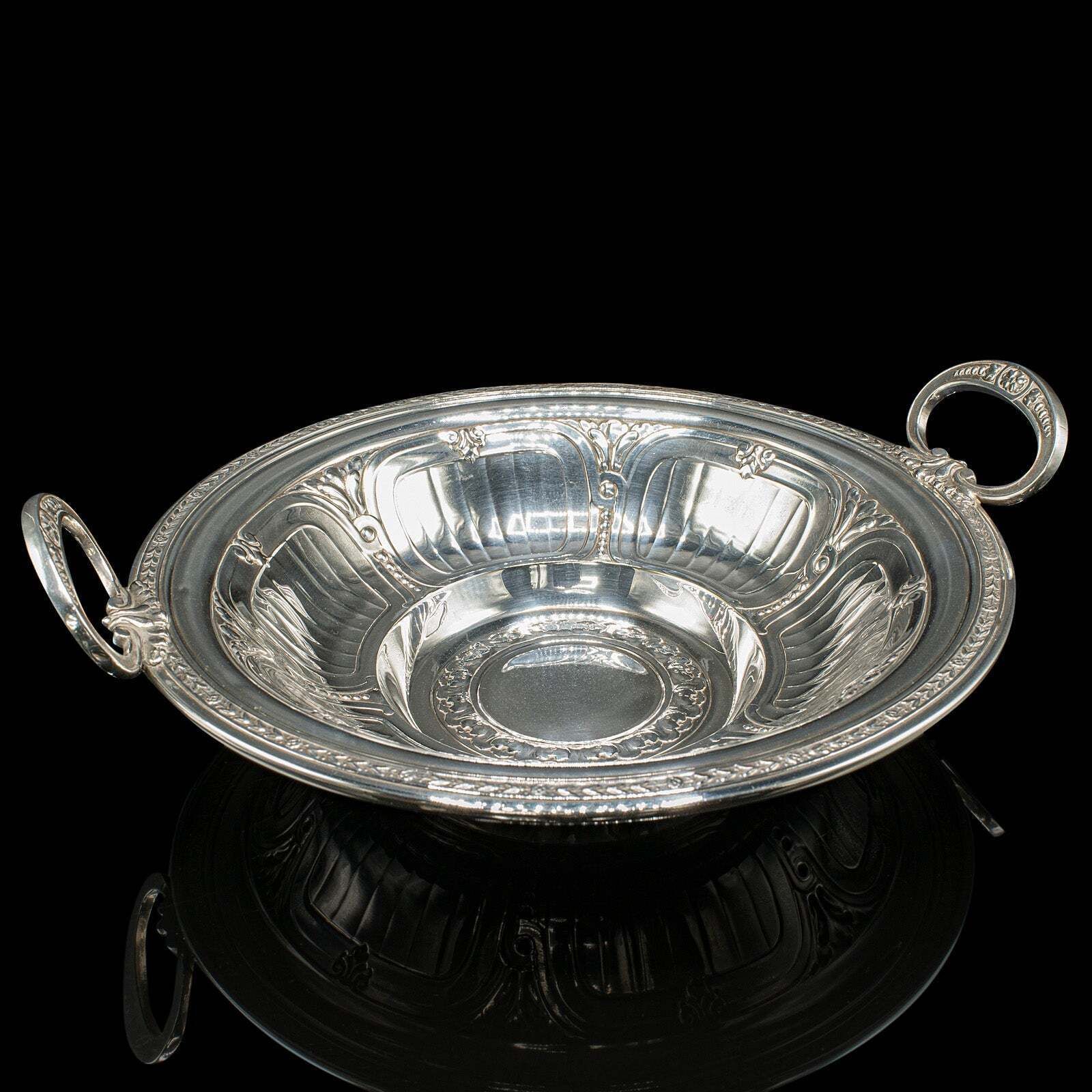 Antique Bonbon Dish, English, Silver Plate, Serving Bowl, Edwardian, Circa 1910 photo Home Decor
