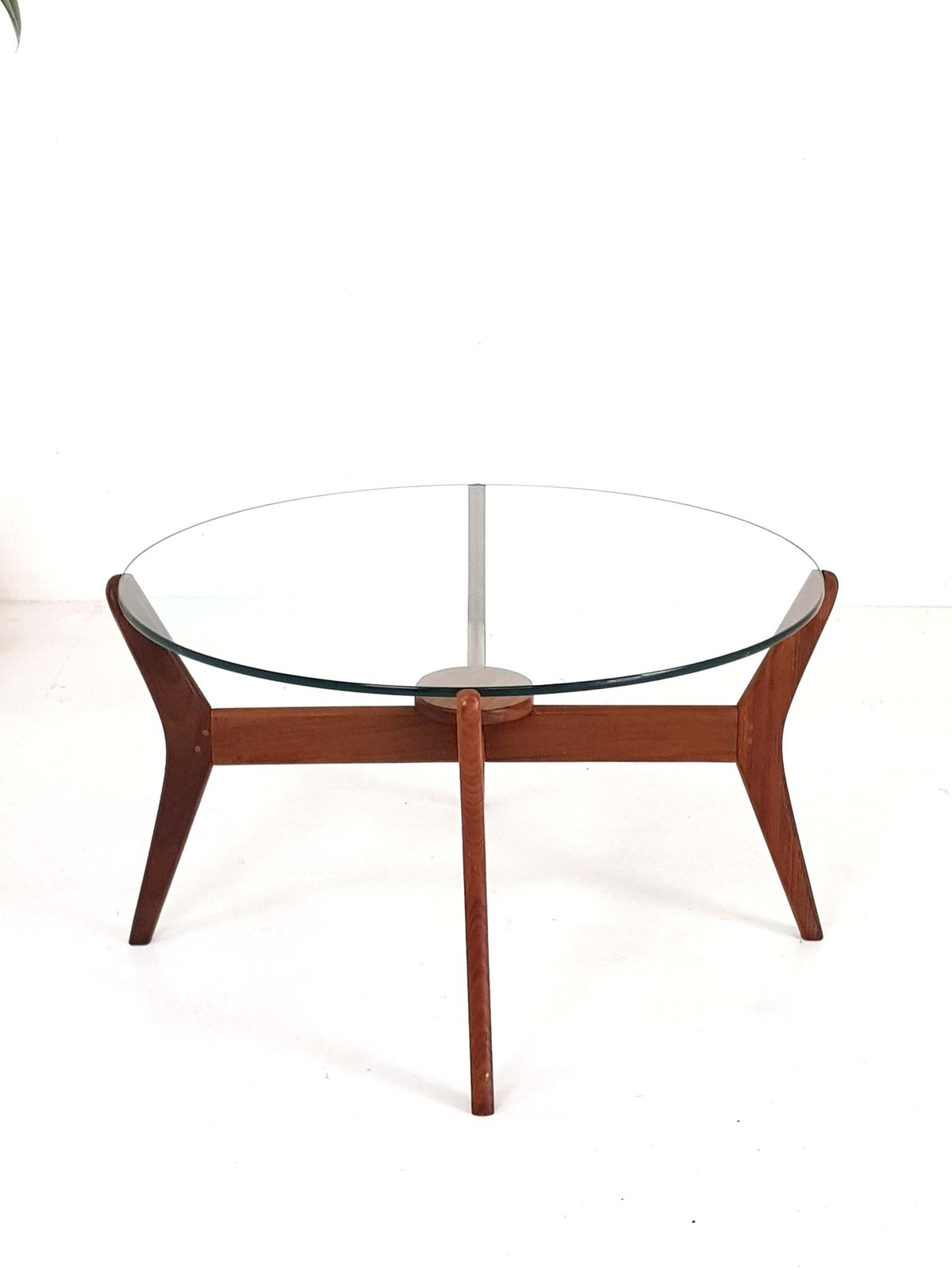 photo furniture Mid Century Glass Coffee Table