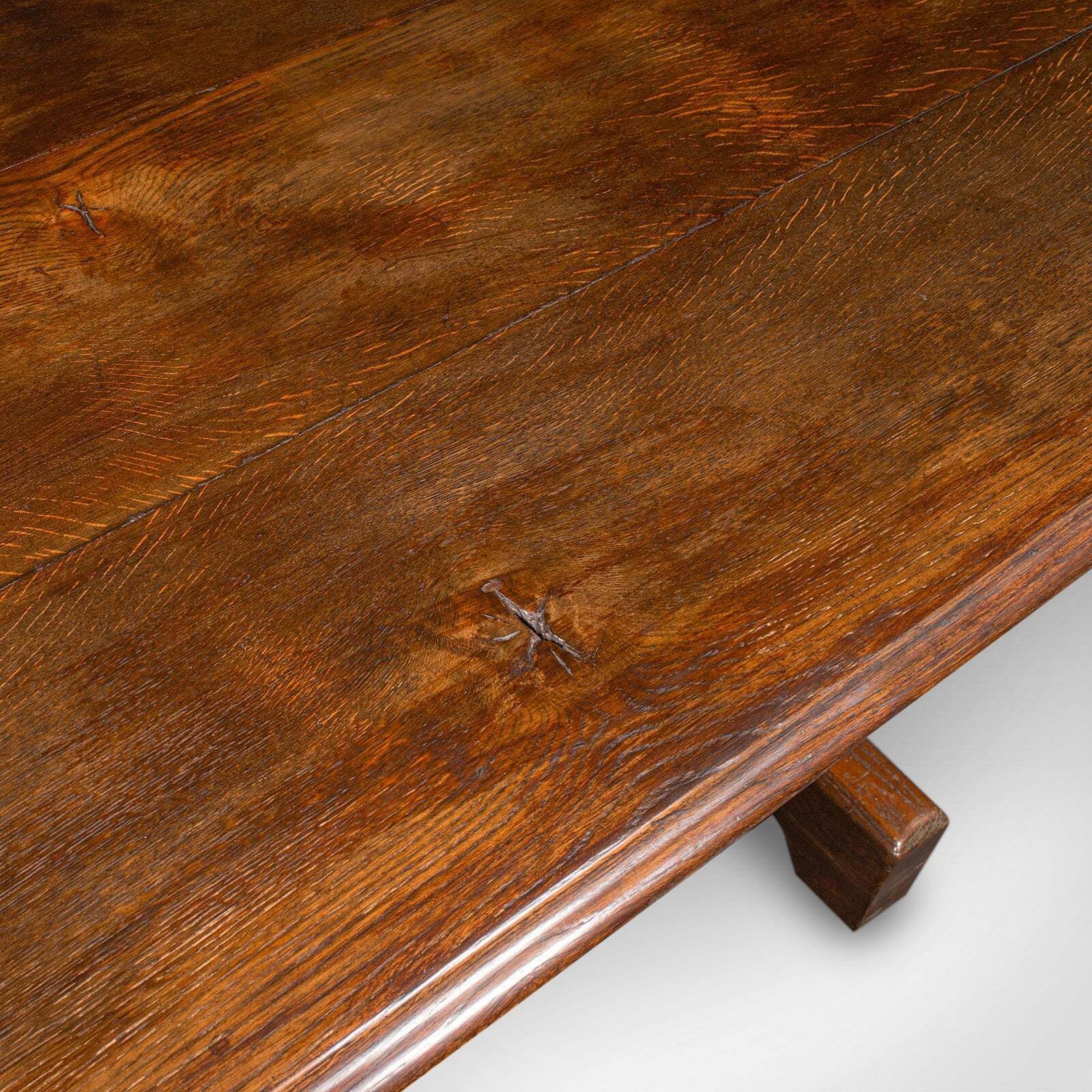 Antique 6 Seat Dining Table, English, Oak, Gothic Revival, Kitchen, Victorian photo buy