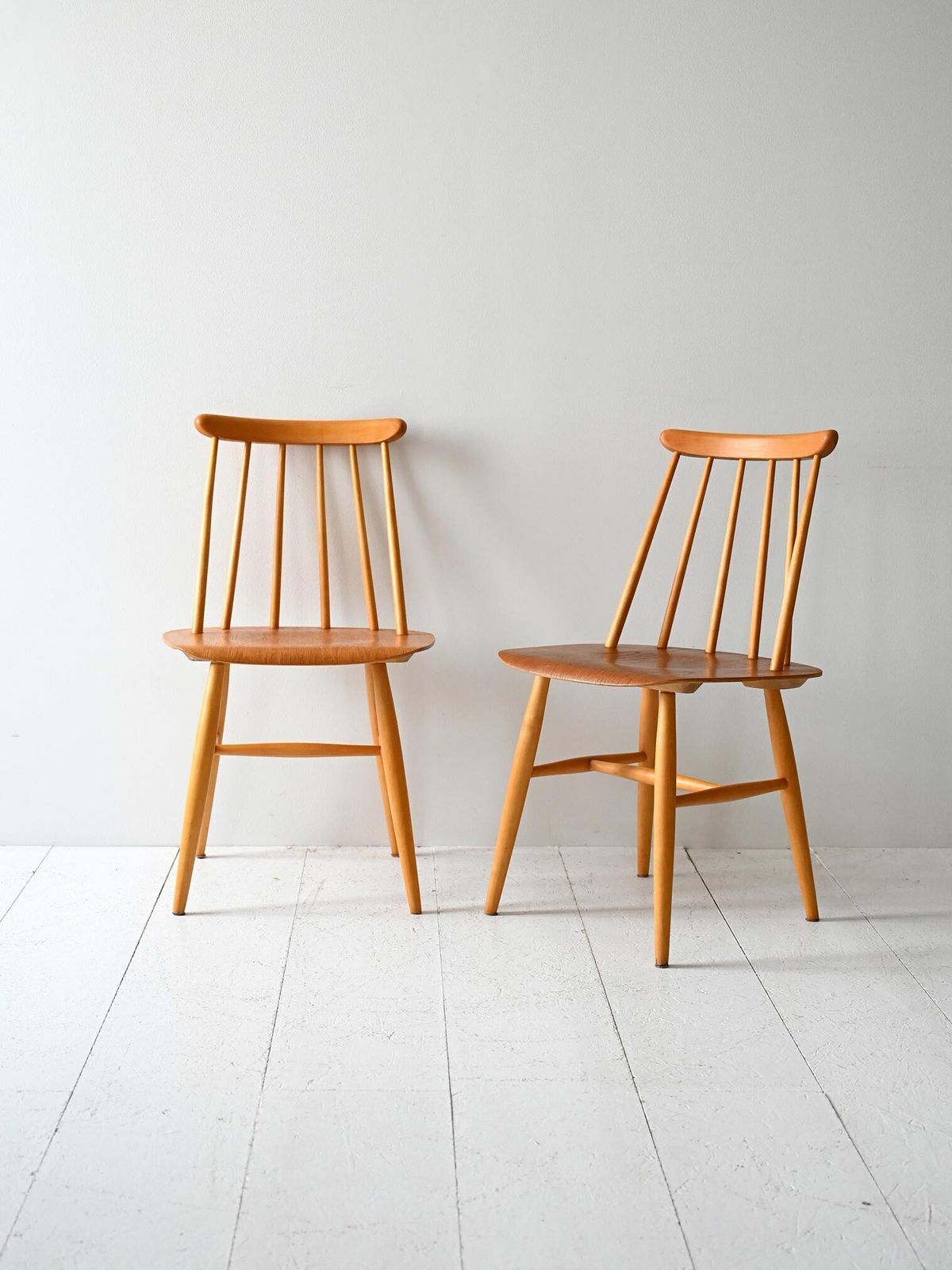 Original Pair Of Fanett Chairs From The 1950s