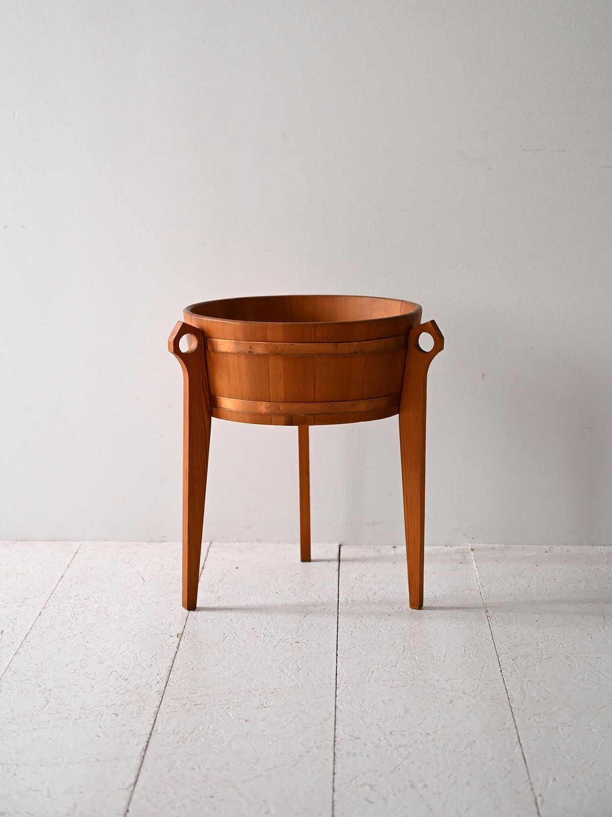 Vintage Scandinavian Teak Flower Stand From The 1960s photo furniture