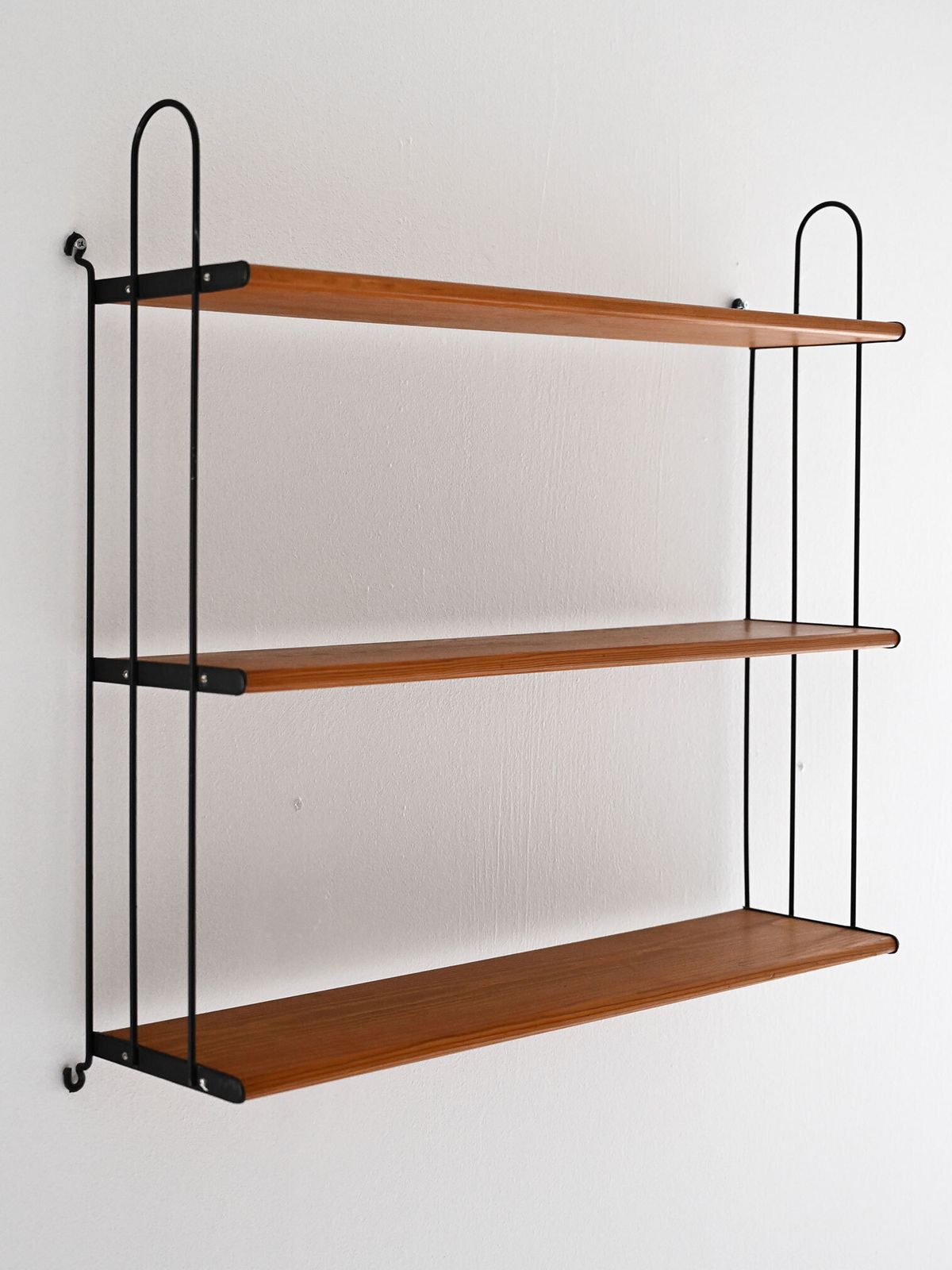 Vintage Scandinavian “Hylla” From The 1960s In Oak And Iron photo Furniture