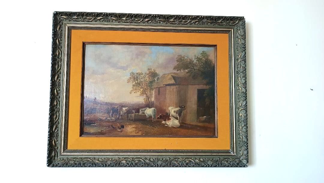 19th Century English School Oil On Canvas