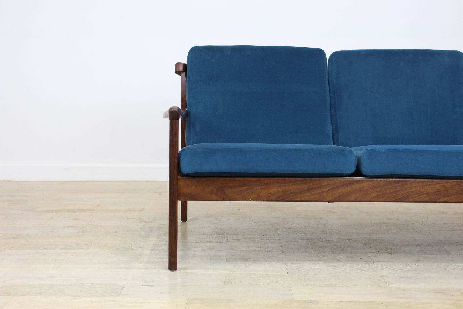 Toothill Lynton Teak 3 Seat Sofa photo vintage