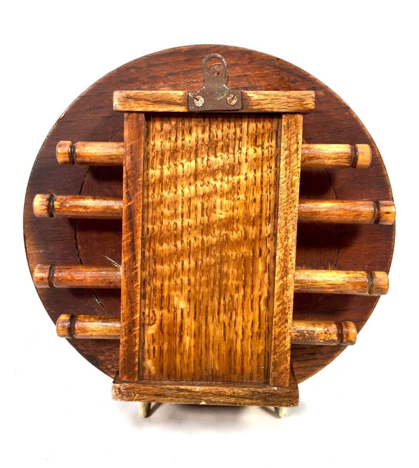 Antique Wooden Oak Office Wall Hung Art Deco Perpetual Calendar C.1930 / Working photo buy