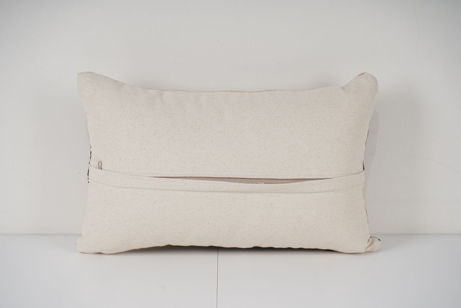 Neutral Wool Kilim Pillow Case Made From Rustic Anatolian Vintage photo furniture