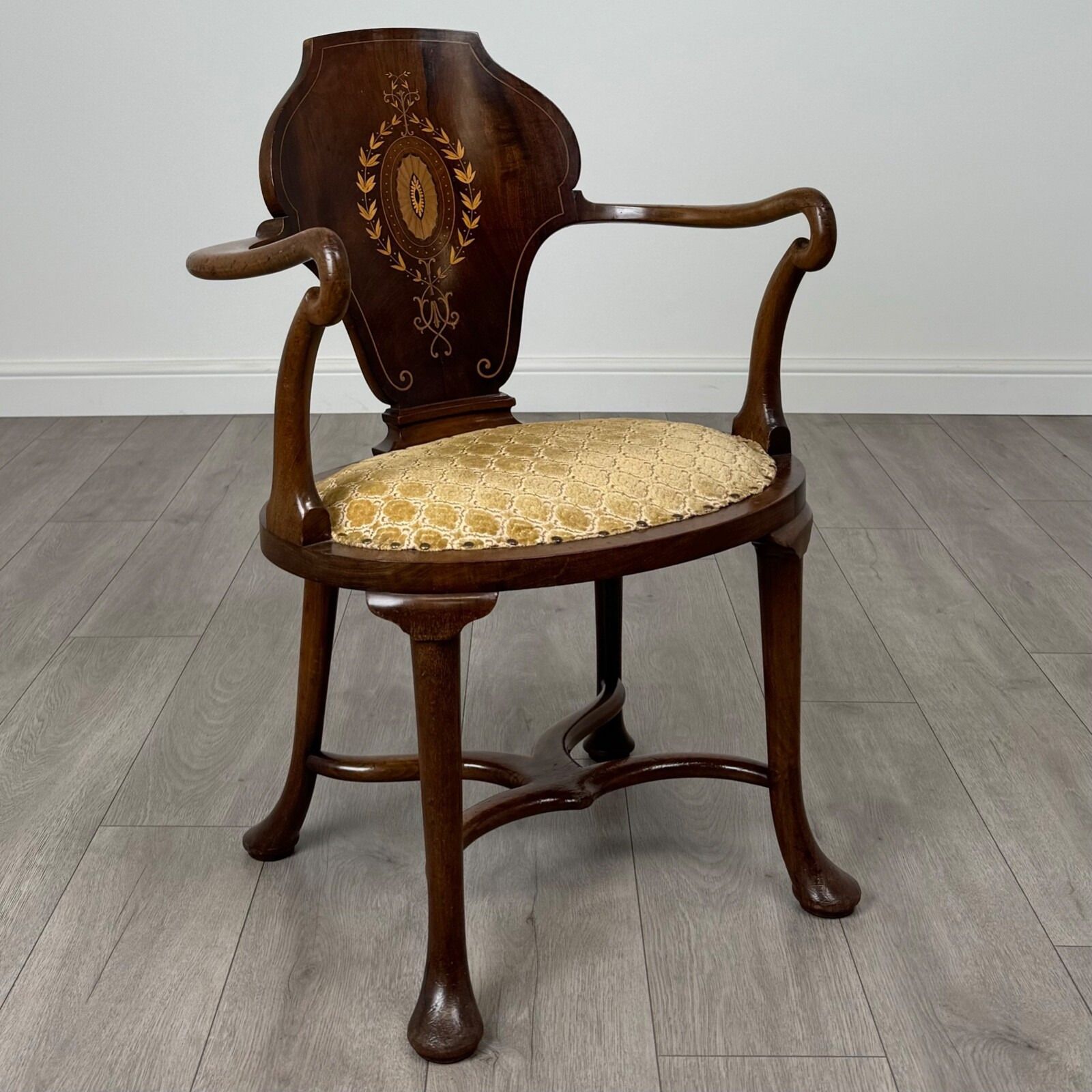 Antique 20th Century Fine Quality Open Armchair In Mahogany ( Ref Af 3727 photo buy