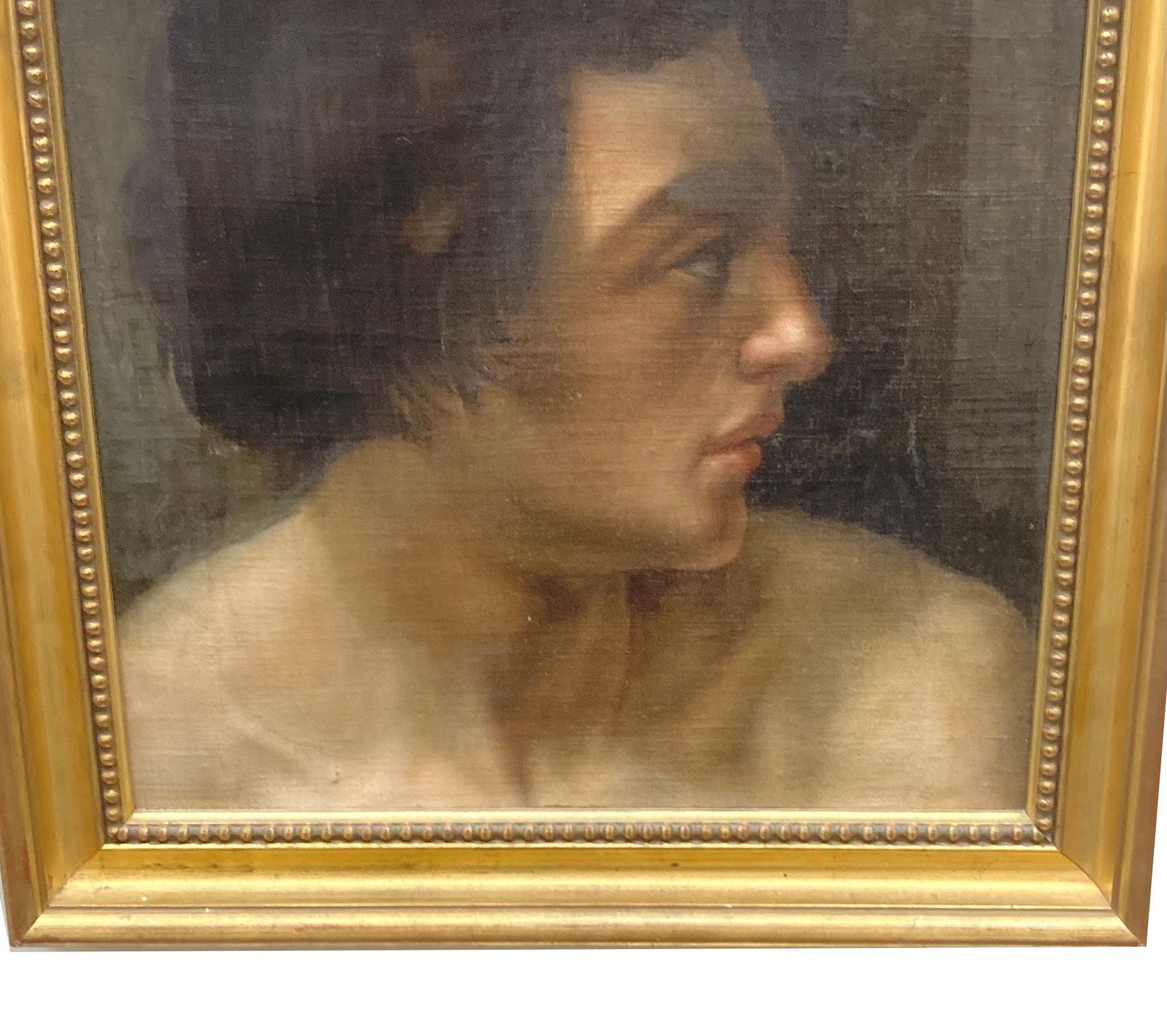 A Late XVII Century Italian School Head Of A Young Man photo Art