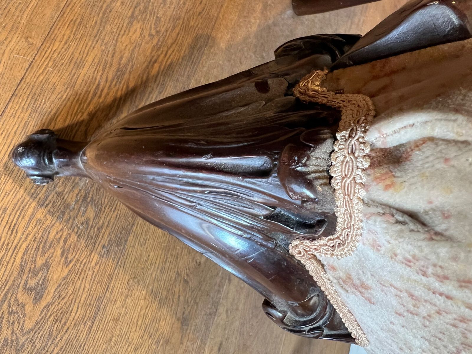 633.0 Unusual 18th.C. Chippendale Period Armchair photo