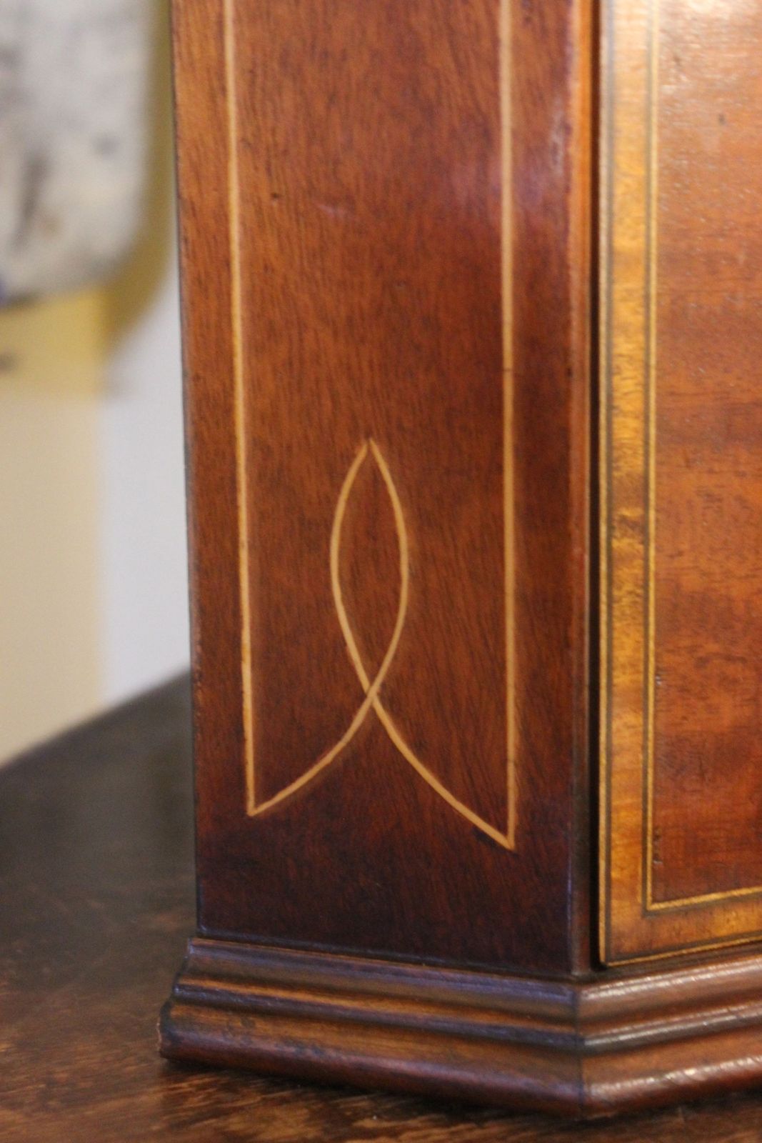 Edwardian Mahogany Corner Cupboard photo for sale