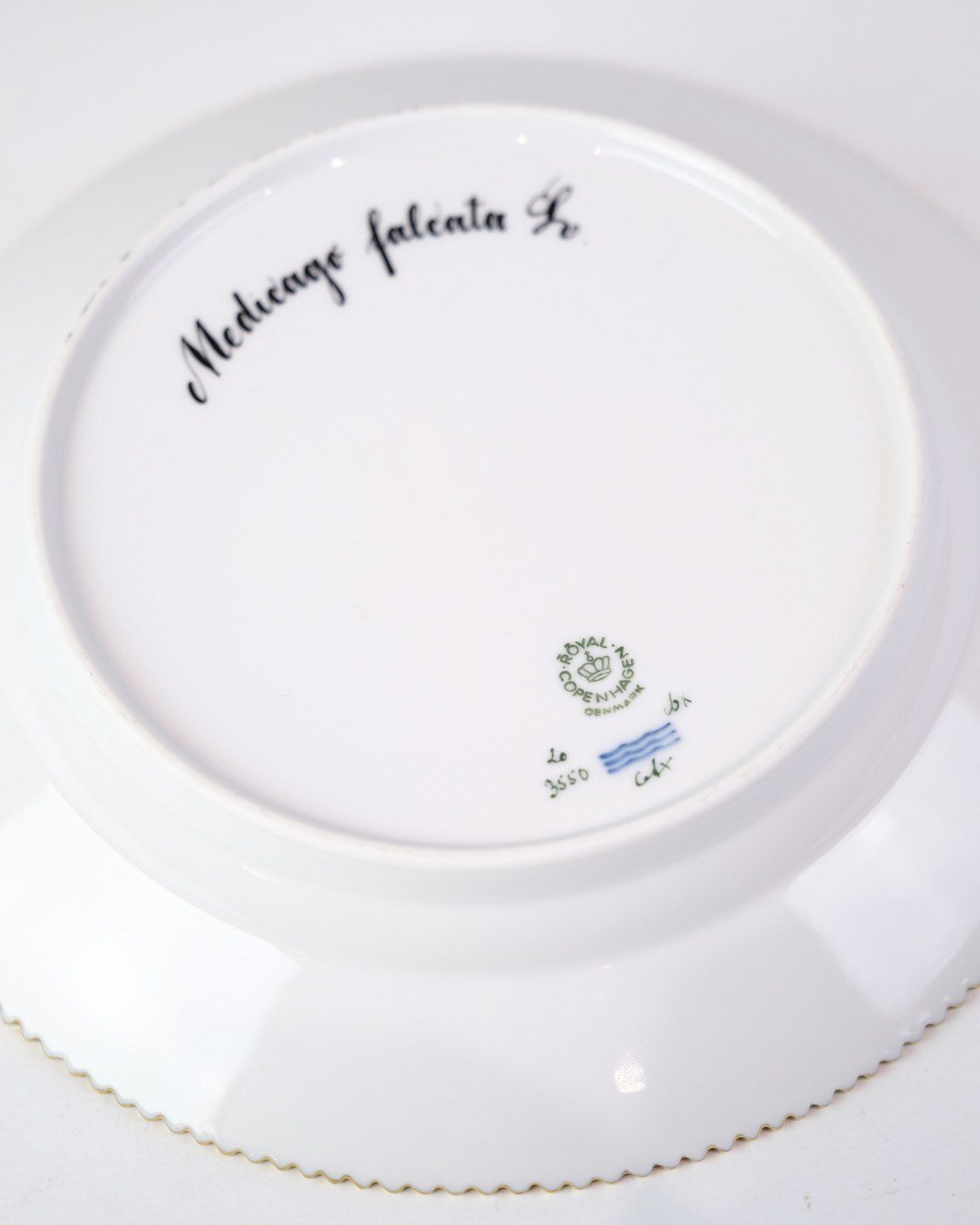 Lunch Plate Decoration No. 20/3550 Flora Danica By Royal Copenhagen From 1960s photo buy