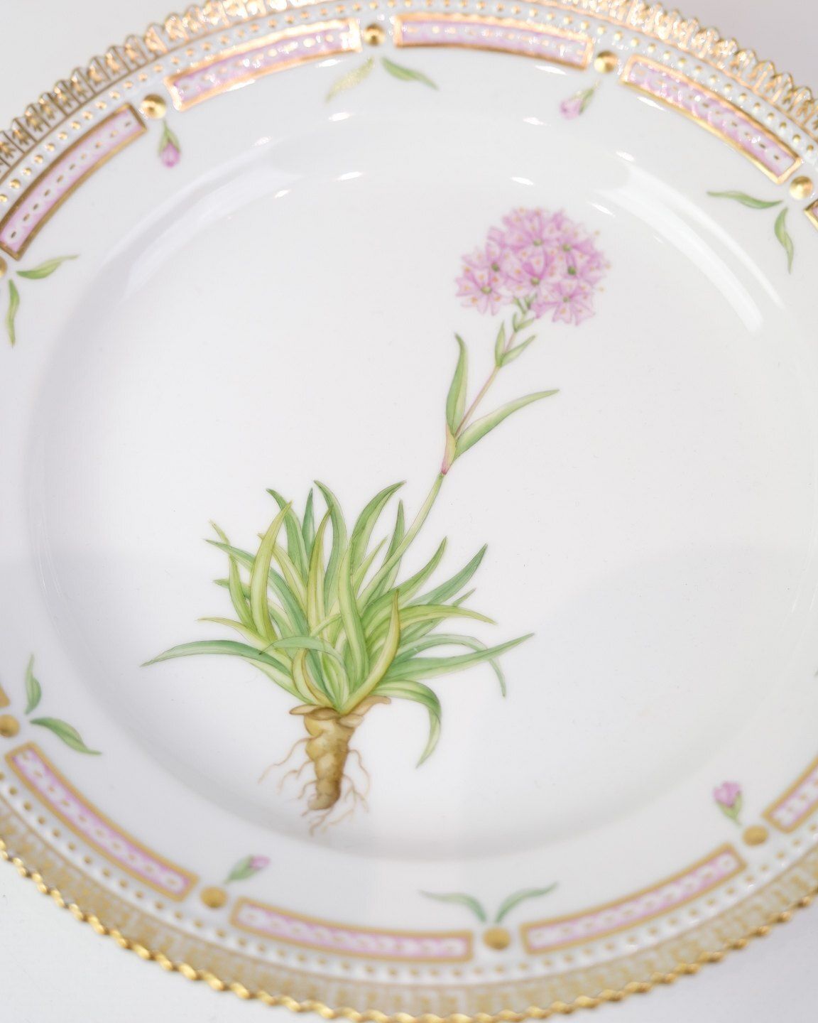 Lunch Plate Decoration No. 20/3550 Flora Danica By Royal Copenhagen From 1960s photo 705.0