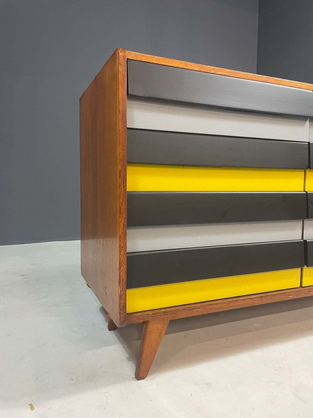 887.0 Jiří Jiroutek Chest For Interiér Praha, Model U 452, Czechoslovakia 1960s photo