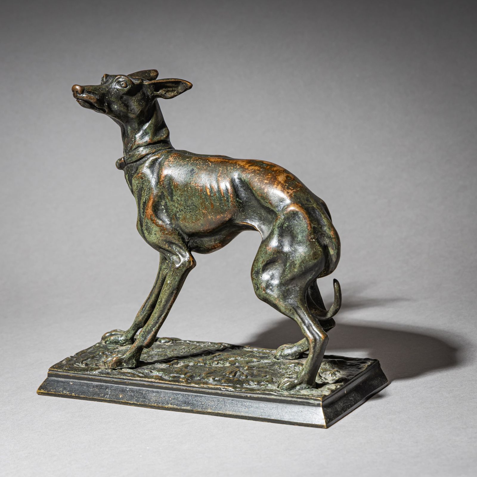 Greyhound Bronze By Christophe Fratin (1801–1864) photo for sale