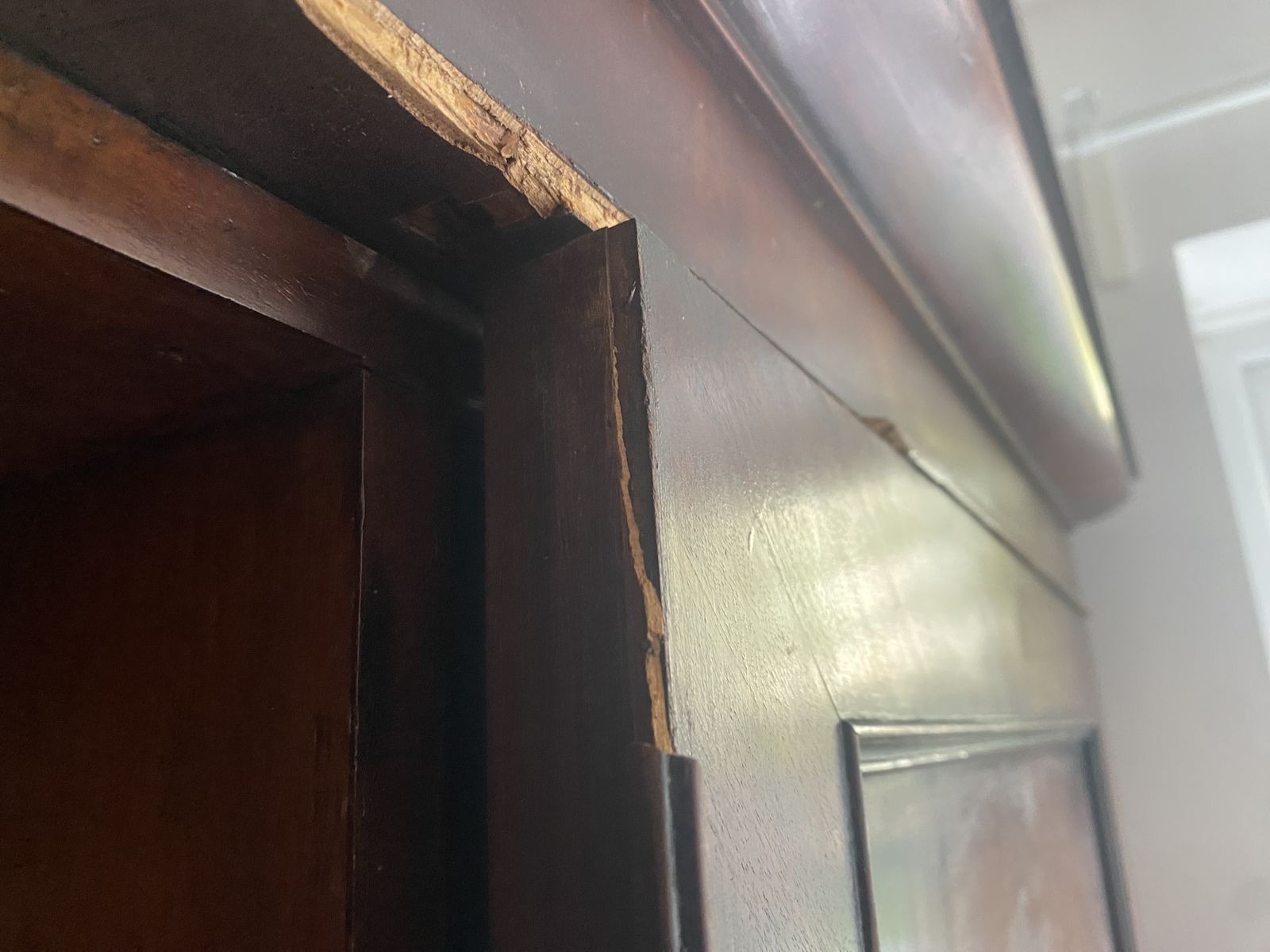 photo for sale 19th Century Mahogany Wardrobe