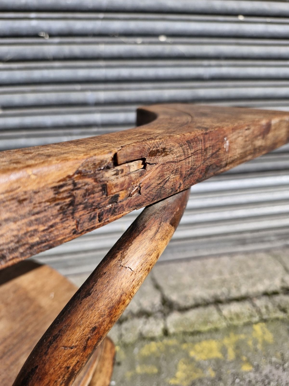 photo for sale Unusual Bentwood Thonet Chair With Writing Tablet / Reading Arm