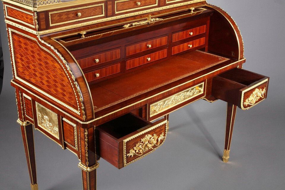 Cylinder Desk After A Model By Riesener, Attributed To The Maison Beurdeley photo buy
