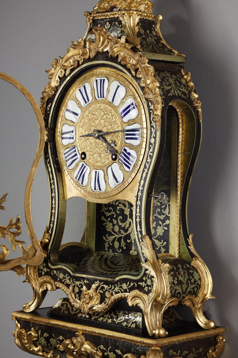 Home Decor Louis XV Period Cartel And Console In Boulle Marquetry And Gilt Bronze photo