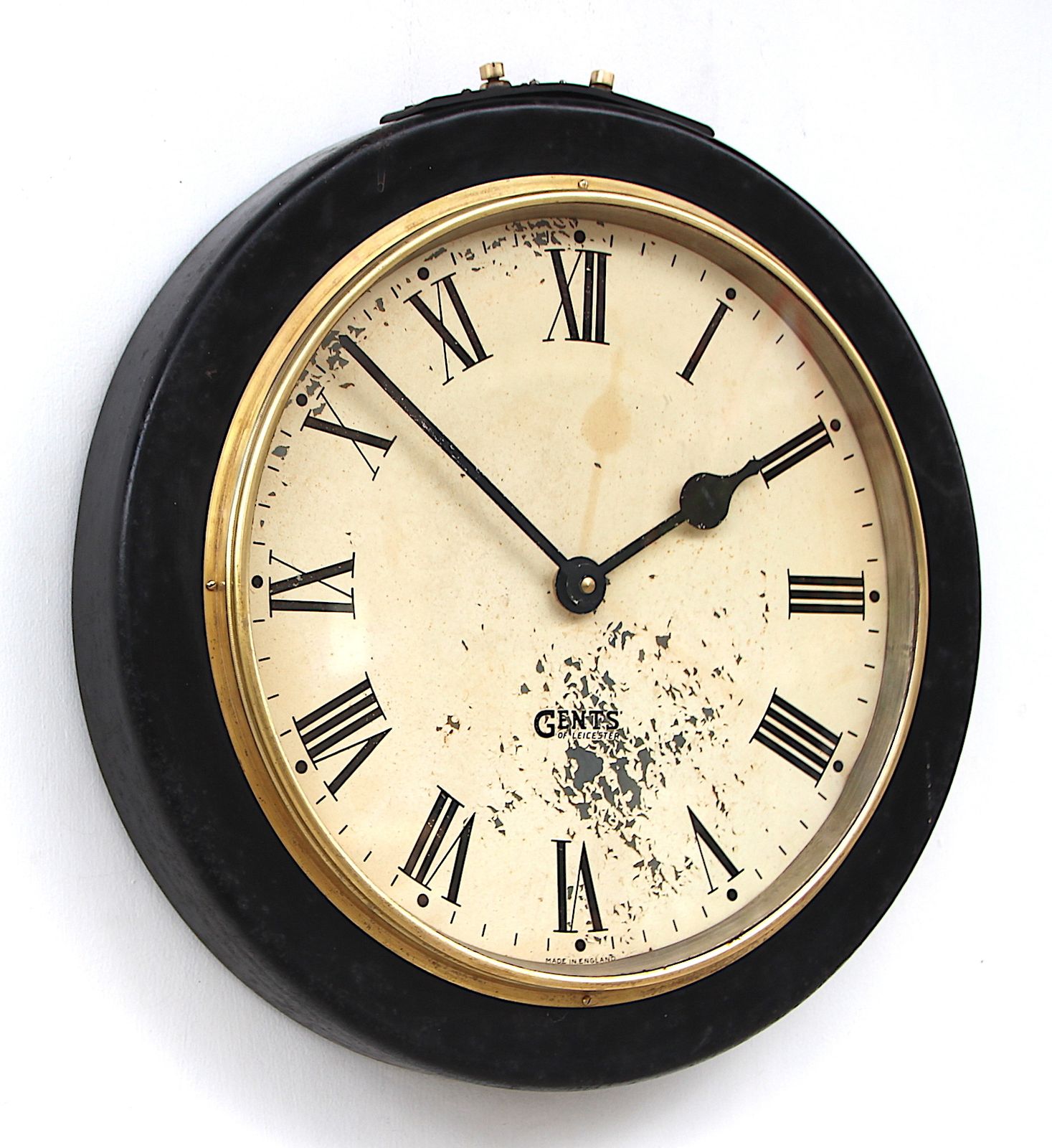 315.0 1950s British Office/Commercial Industrial Wall Clock. Fully Guaranteed photo
