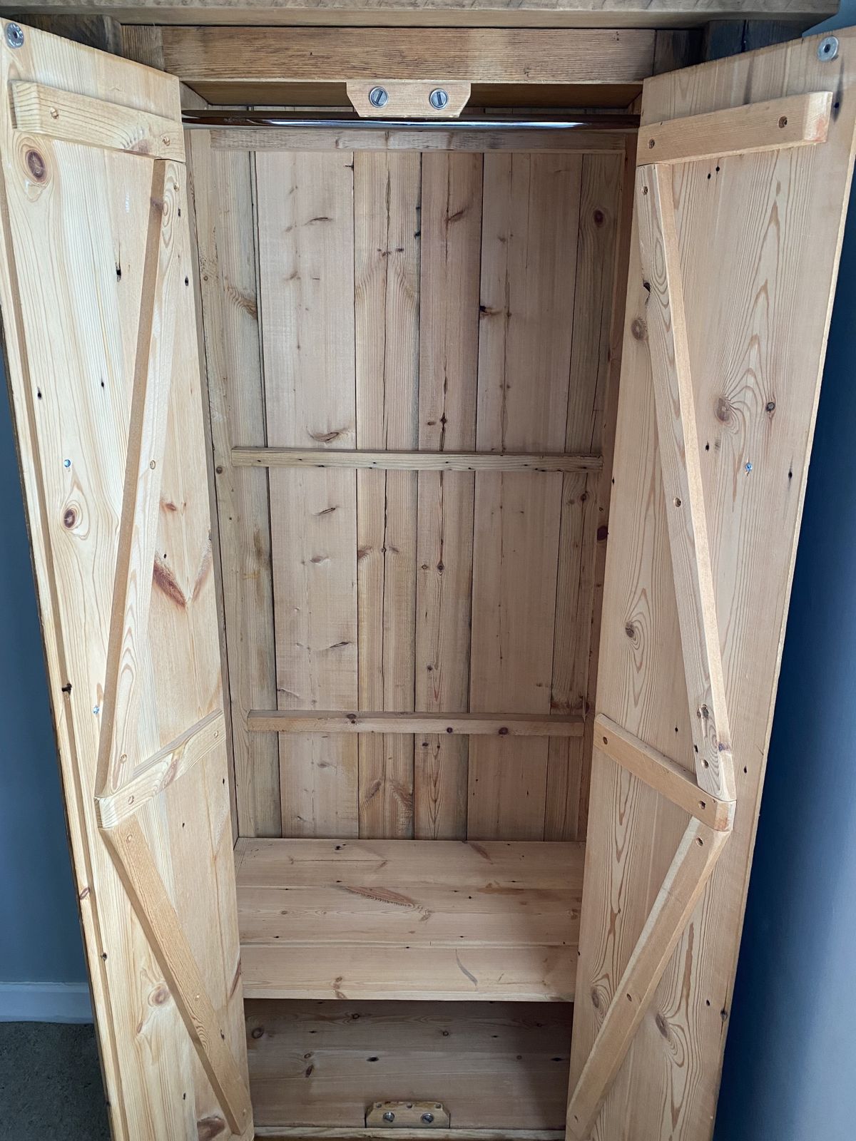 Solid Wood Handmade Wardrobe photo for sale