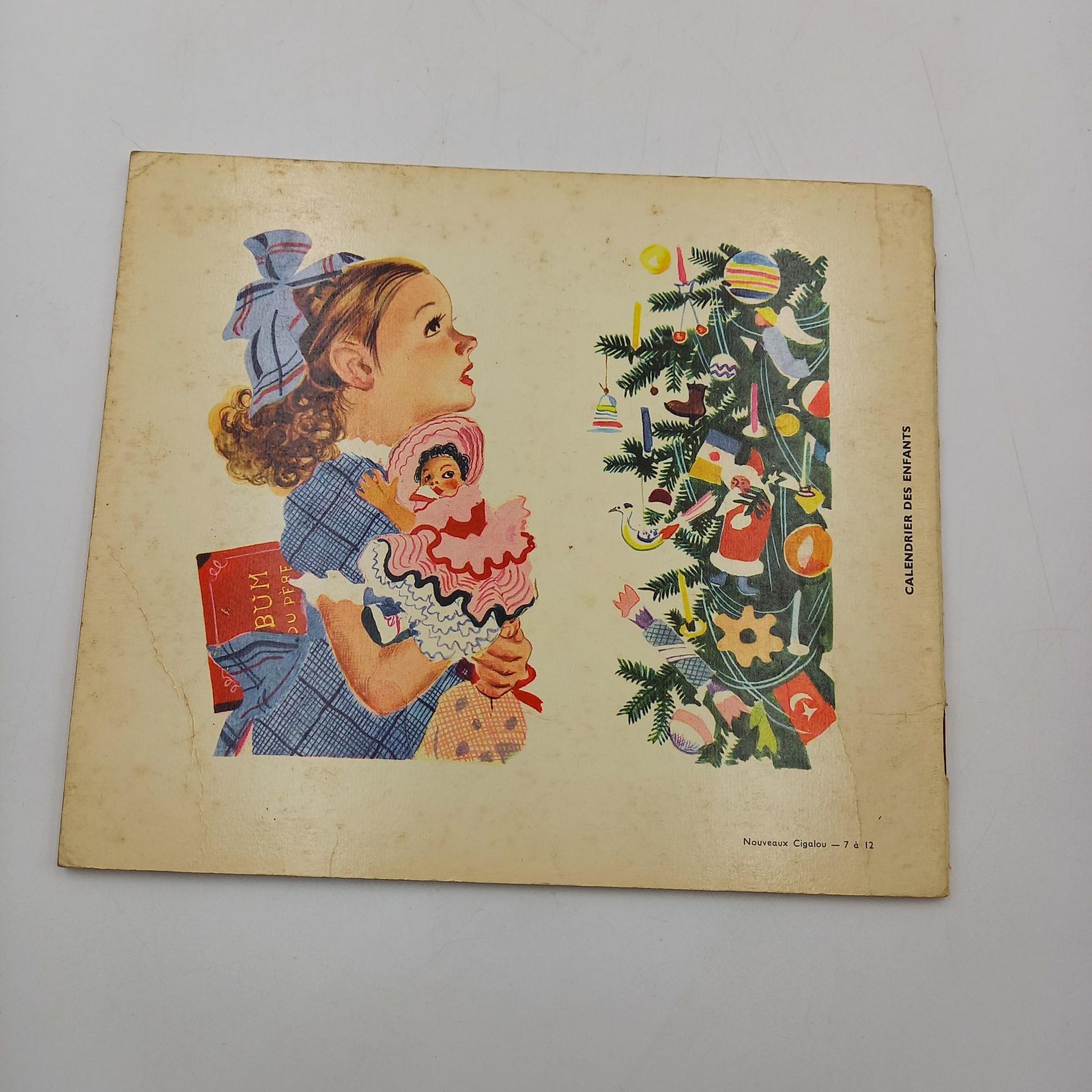 photo for sale Calendrier Des Enfants   Vintage French Children's Calender Book Published By Ernest Flammarion, 1956. Beautifully Illustrated! Rare Book