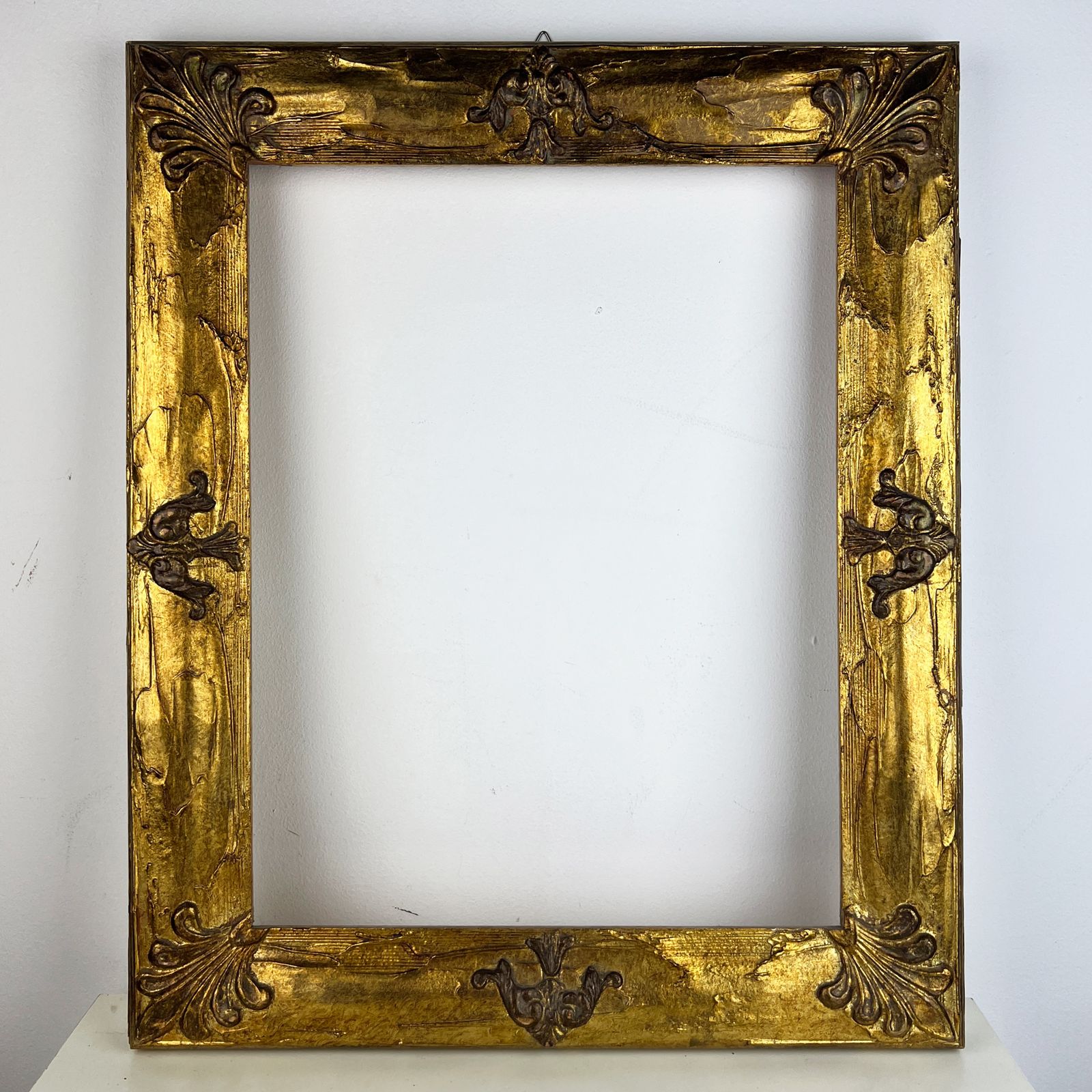 Vintage Italian Wood Picture Frame, 35x45 Cm