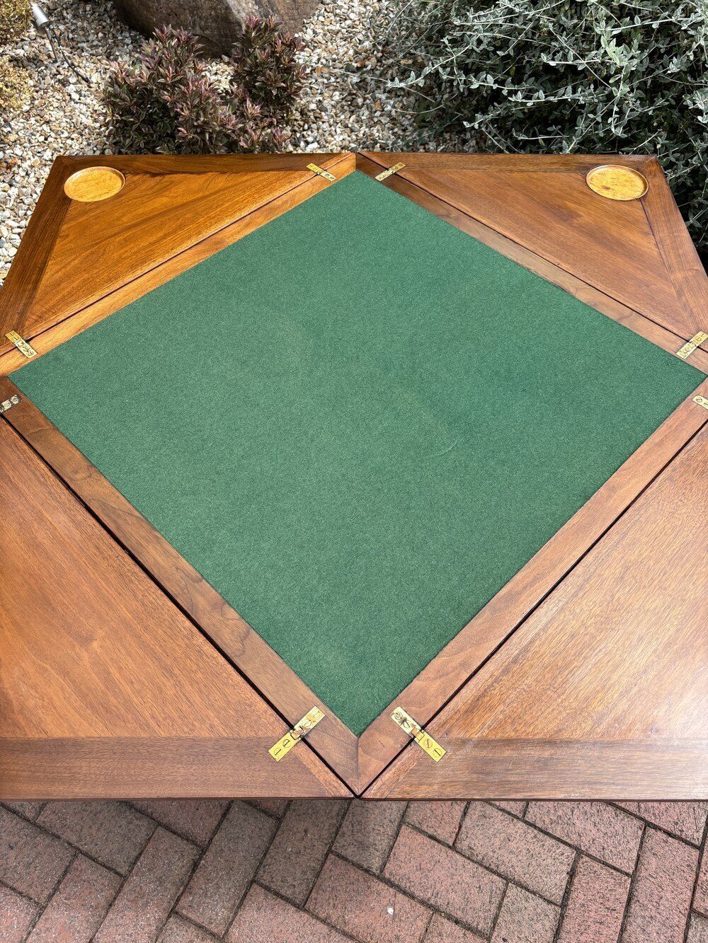 Arts & Crafts Walnut Card Table photo vinterior