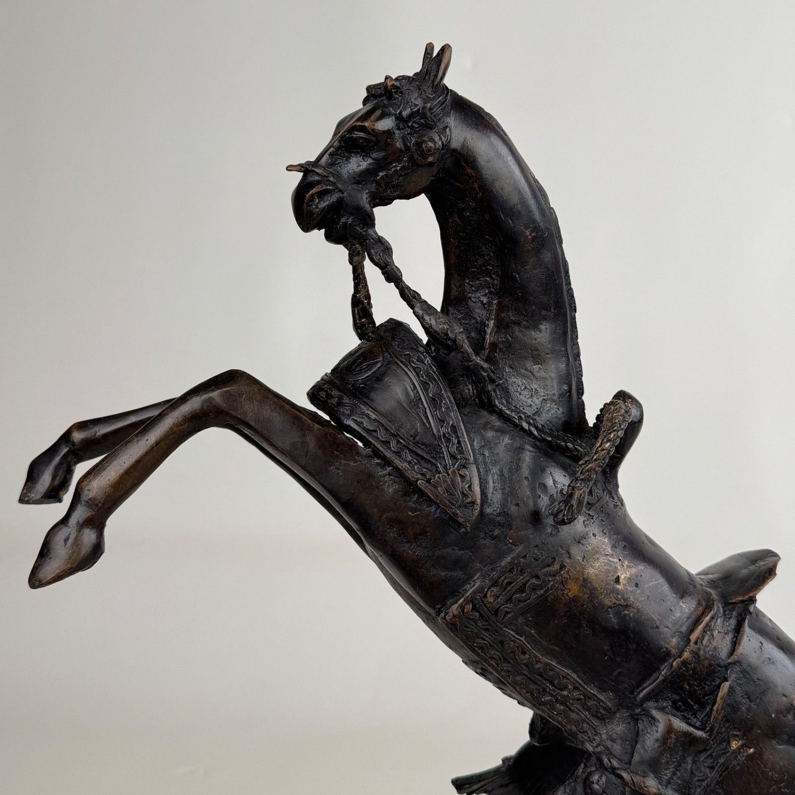 Art Antique 19th Century Decorative Bronze Sculpture photo