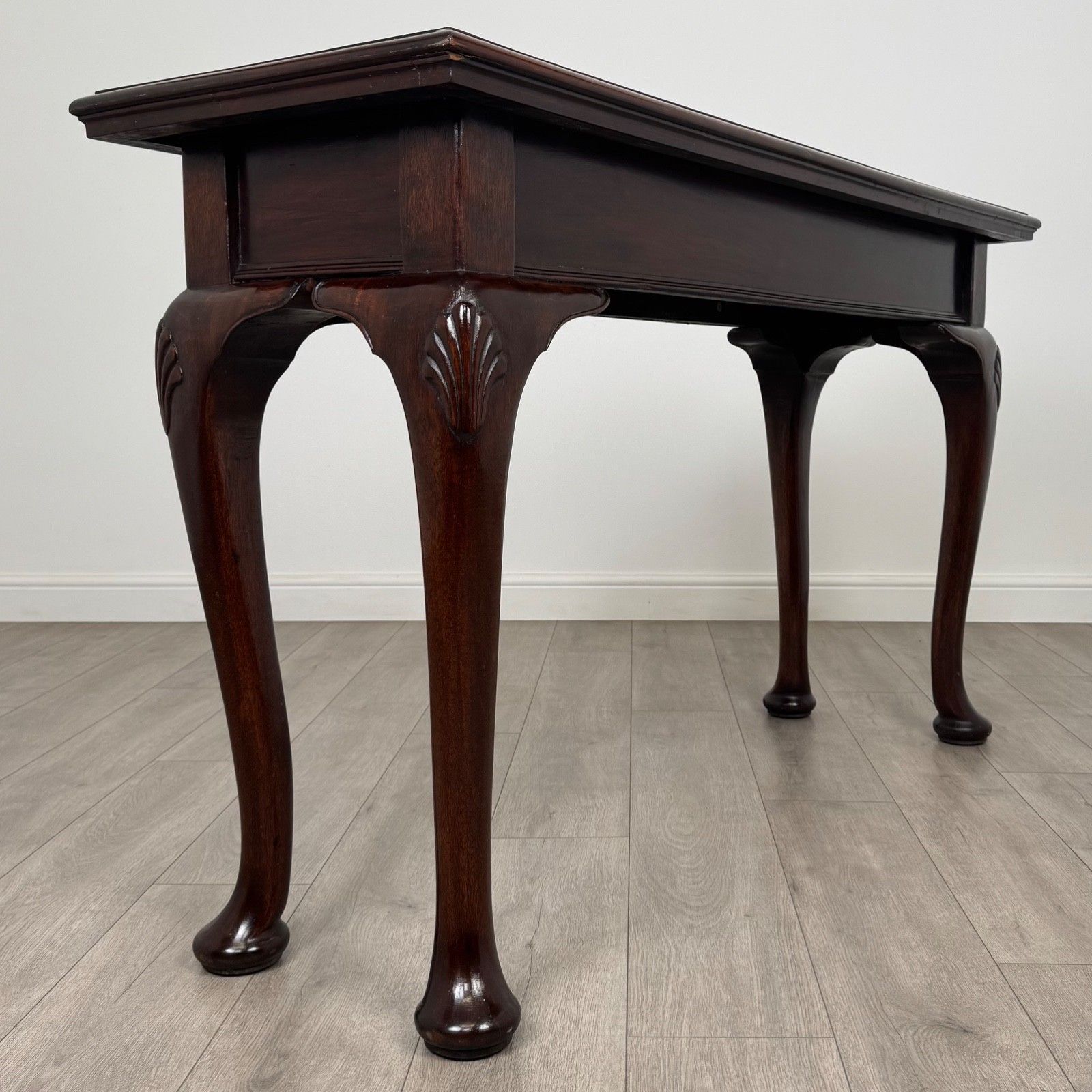 Antique 19th Century Good Quality Hall Table In Mahogany photo vintage