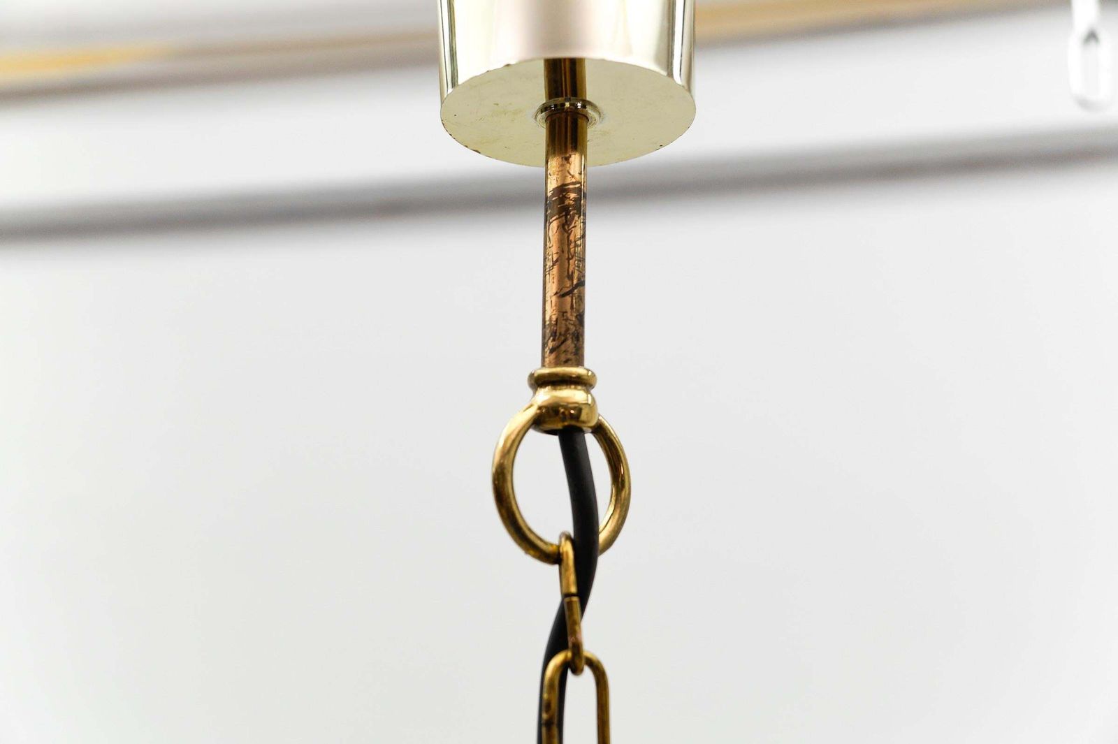 photo vintage Lovely Murano Glass Ball Pendant Lamp   1960s Germany