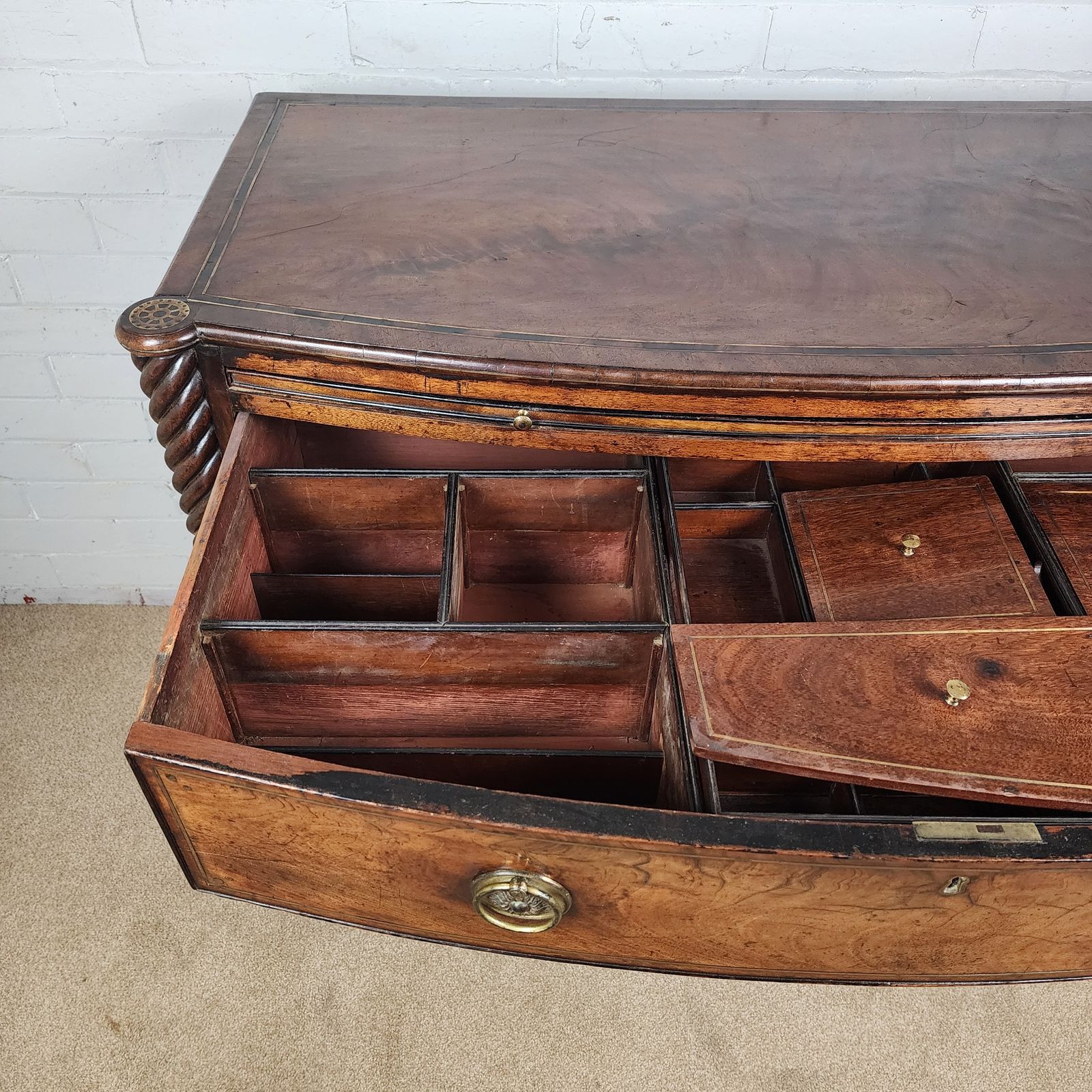 2000.0 Antique Early 19th C. Dressing Chest Of Drawers Regency Period (Circa 1811 1820) photo