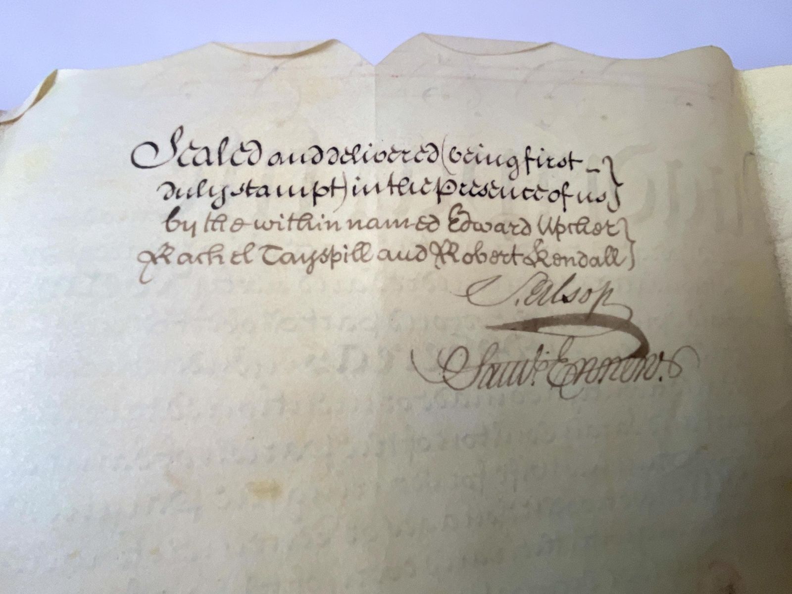 Original Unique Manuscript On Parchment Dated 1760, With Four Seals. photo furniture