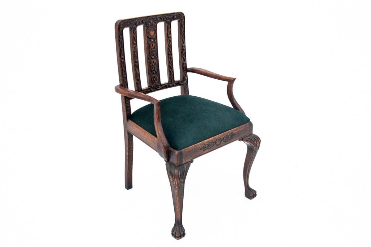 Art Nouveau Armchair, Circa 1900. After Renovation. photo vintage