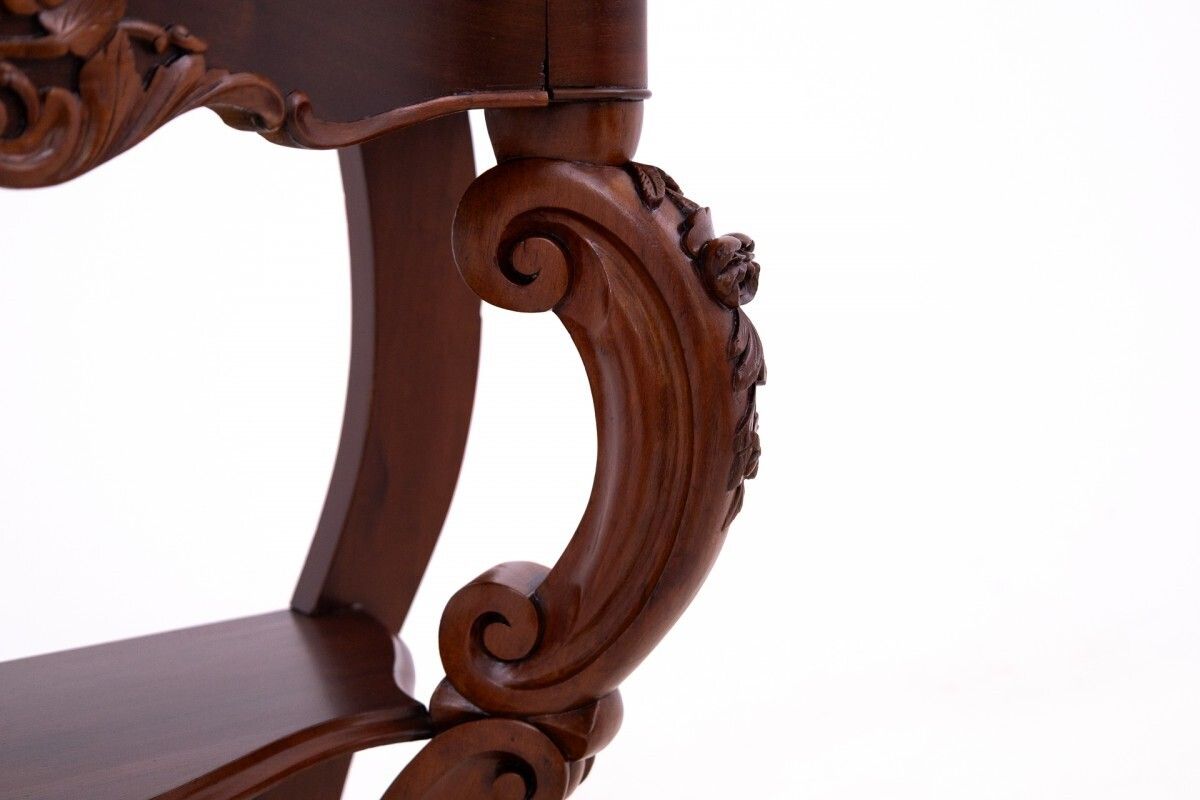Mahogany Console With Marble Top, France, Circa 1880. After Renovation. photo 1220.0