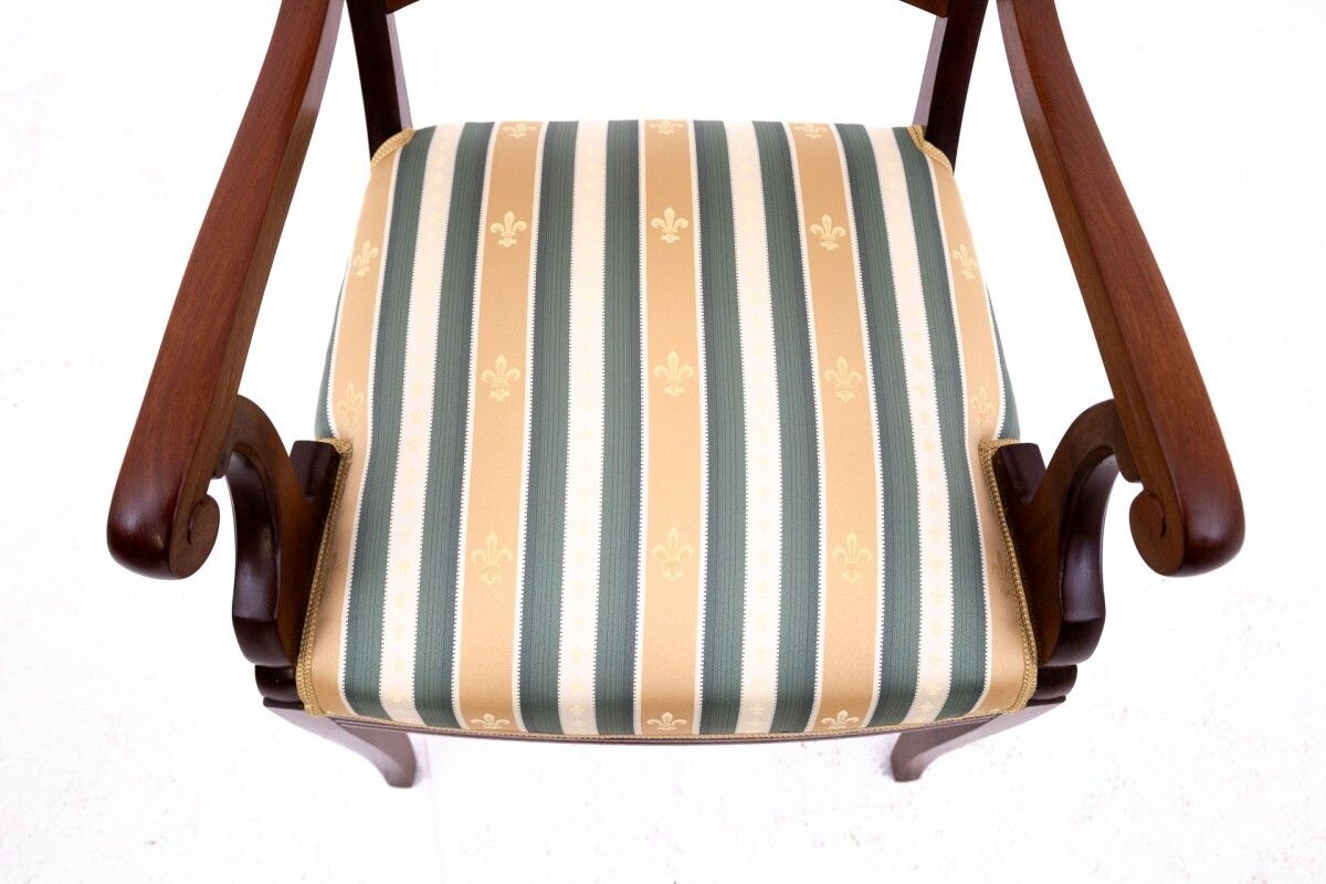 Furniture Armchairs, Northern Europe, Circa 1890. After Renovation. photo