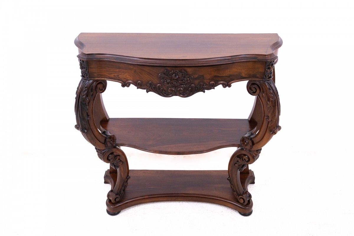 Rosewood Console, France, Circa 1890. After Renovation. photo furniture