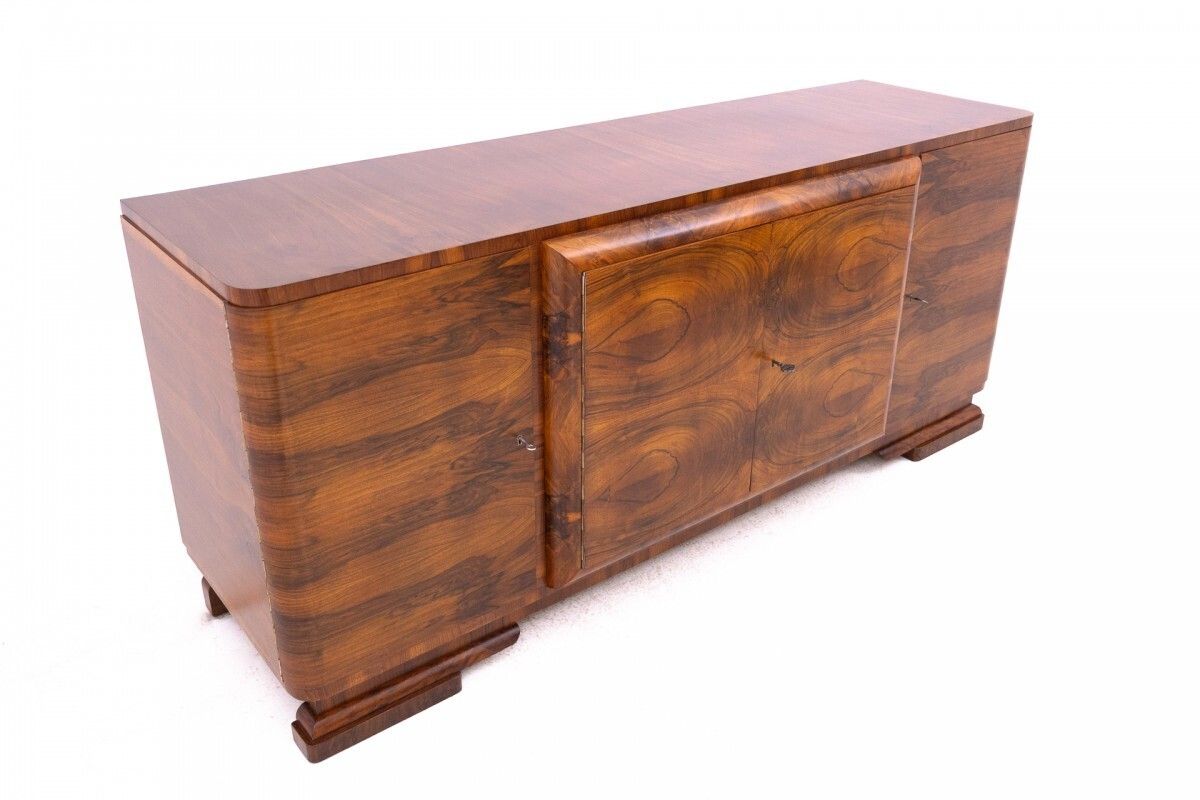 Art Deco Sideboard From The 1940s, Poland. After Renovation. photo for sale