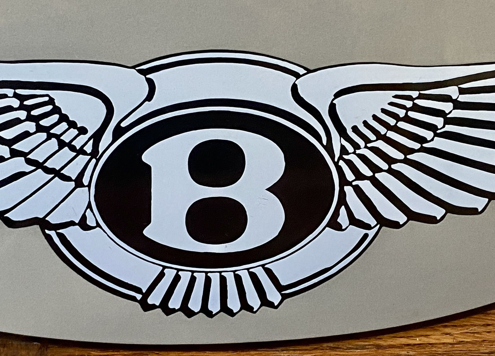 Bentley Winged B Flying B Dealership Garage Metal Automotive Automobile Car Dealer Sign Showroom Wall Art Continental Gt Gtc Bentayga Suv Flying Spur