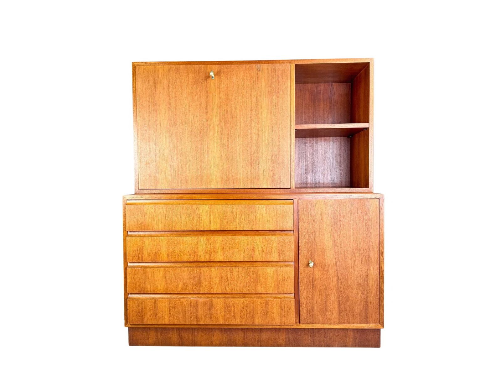 Original Midcentury Georg Satink Chest Of Drawers Secretary Wk Furniture Teak