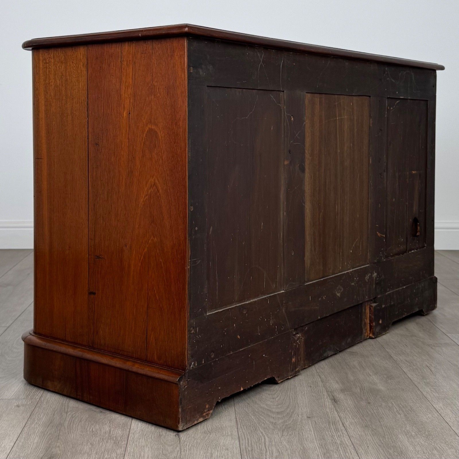Antique 19th Century Good Quality Desk In Mahogany photo 685.0